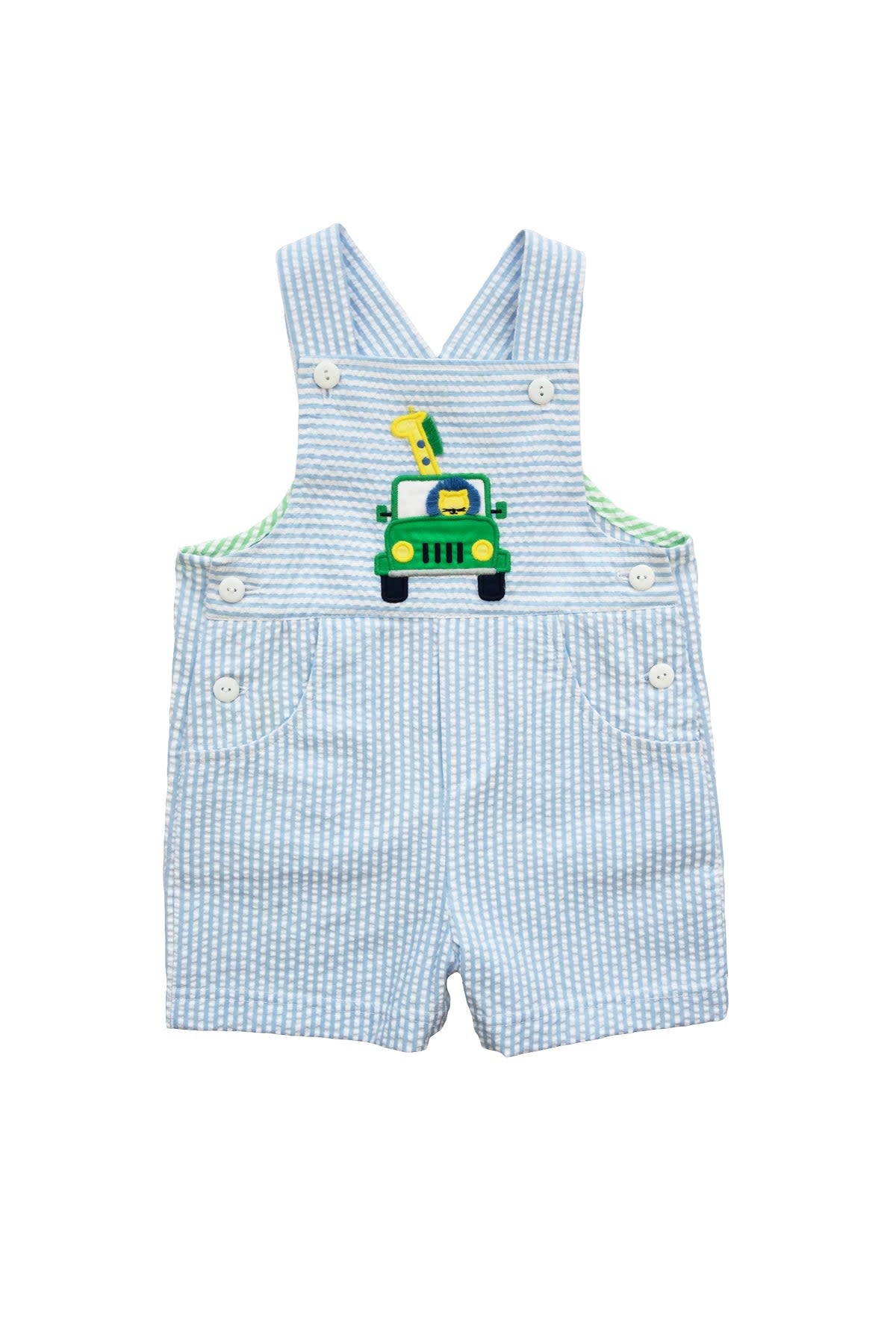 Florence Eiseman Safari Jeep Seersucker Shortall Florence Eiseman Safari Jeep Seersucker Shortall