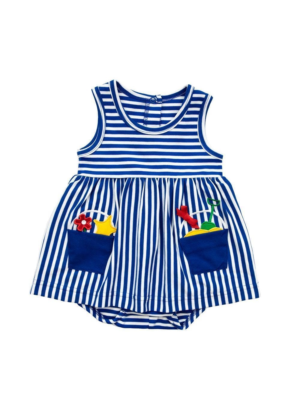 Florence Eiseman Sand Bucket Pocket Romper Florence Eiseman Sand Bucket Pocket Romper