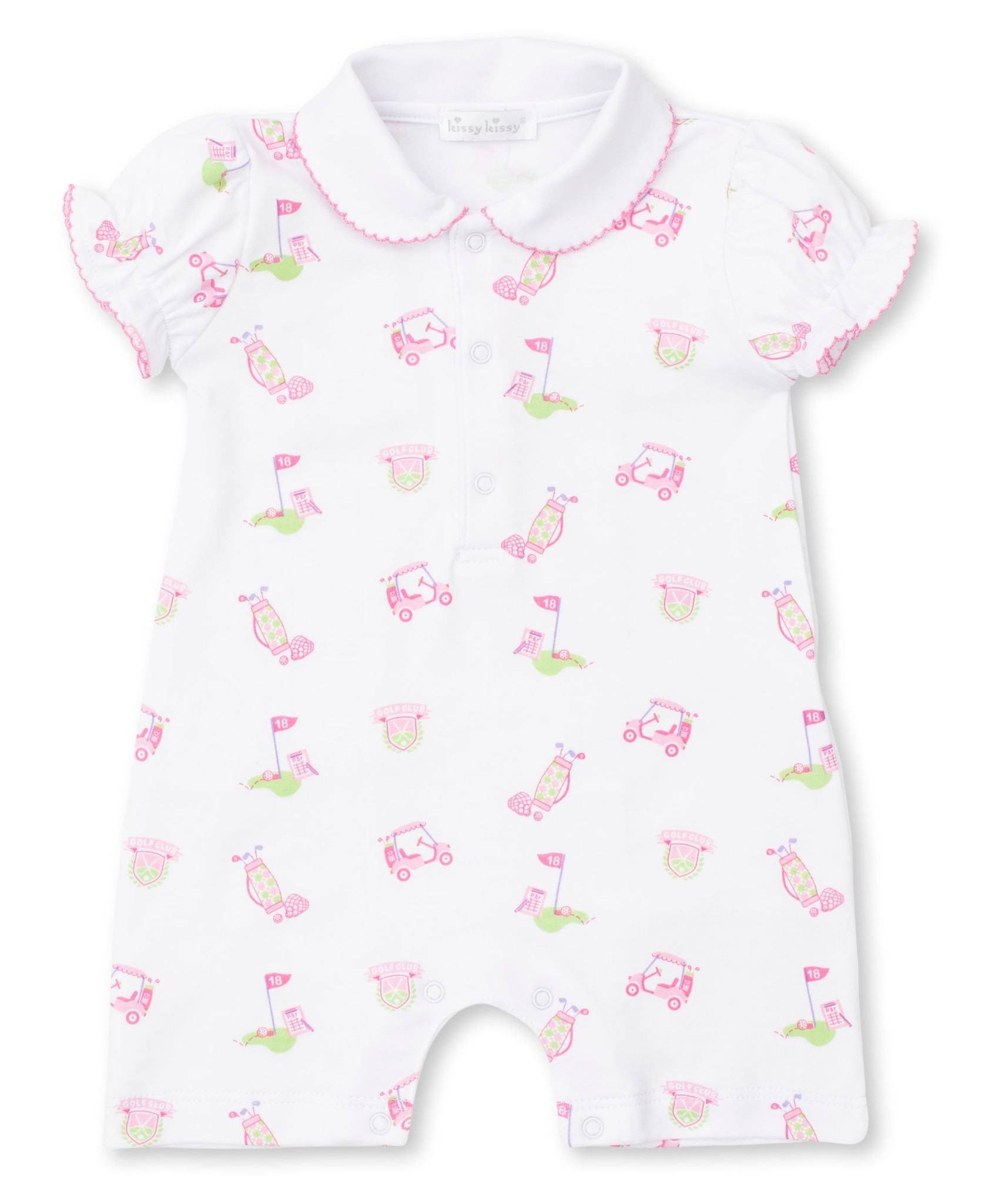 Kissy Kissy 18 Holes Pink Playsuit Kissy Kissy 18 Holes Pink Playsuit
