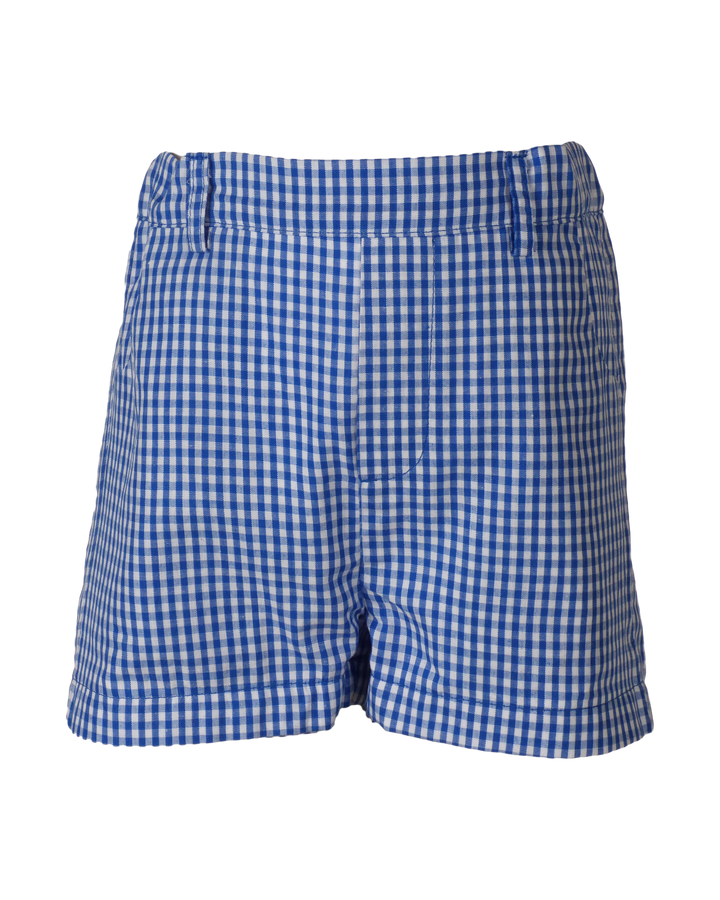 The Yellow Lamb Blue Gingham Alexander Shorts The Yellow Lamb Blue Gingham Alexander Shorts
