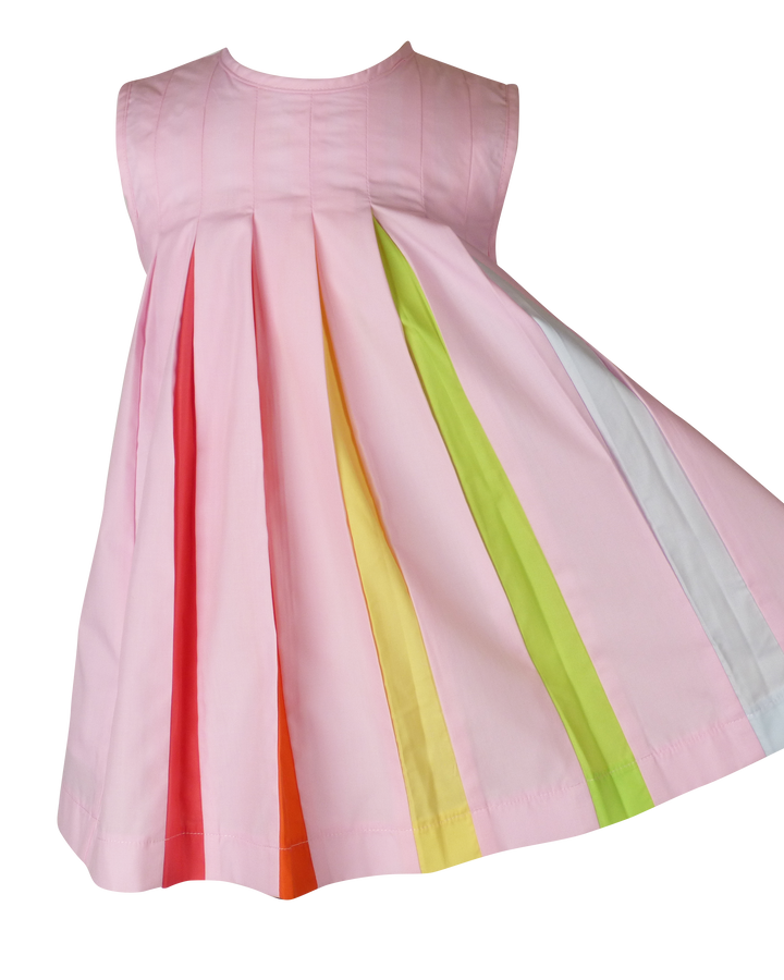The Yellow Lamb Pink Rainbow Dress The Yellow Lamb Pink Rainbow Dress