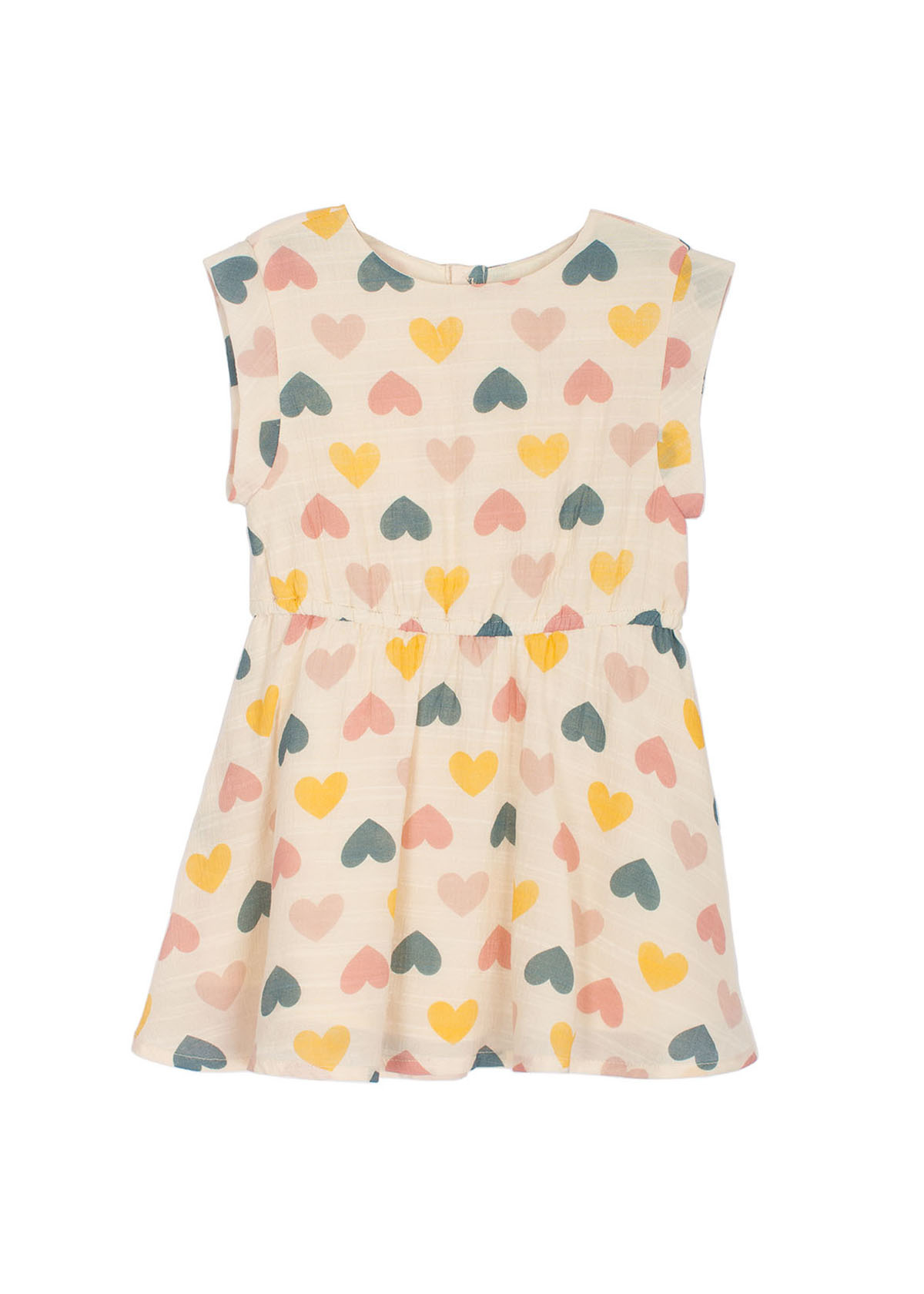 Mabel and Honey Open Hearts Woven Dress