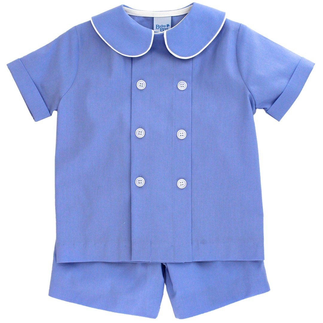 Bailey Boys Periwinkle Dressy Short Set Bailey Boys Periwinkle Dressy Short Set