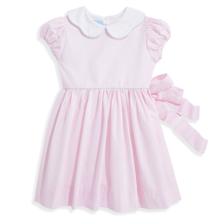 bella bliss Pink Seersucker Grace Dress
