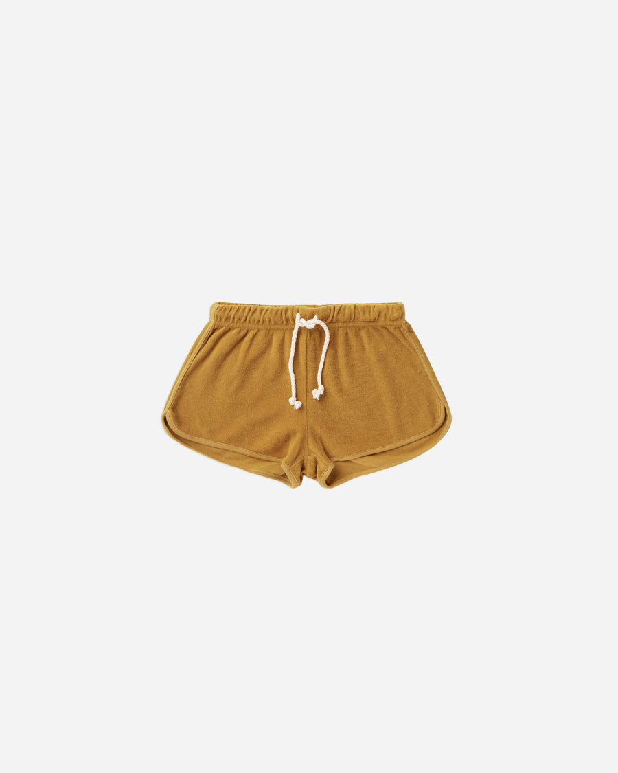 Rylee & Cru Gold Terry Track Short