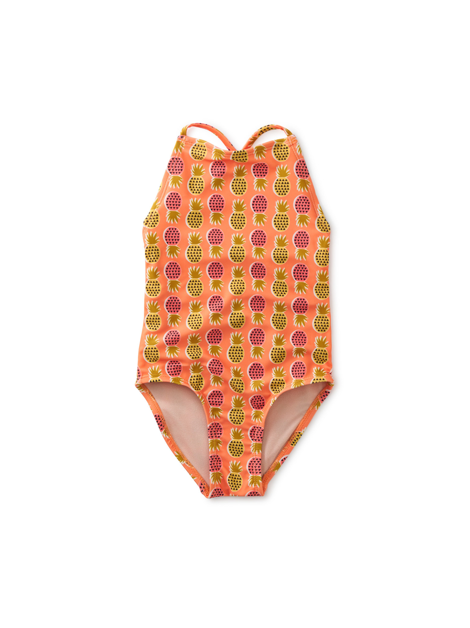 Tea Collection Pineapple Cross Back One-Piece