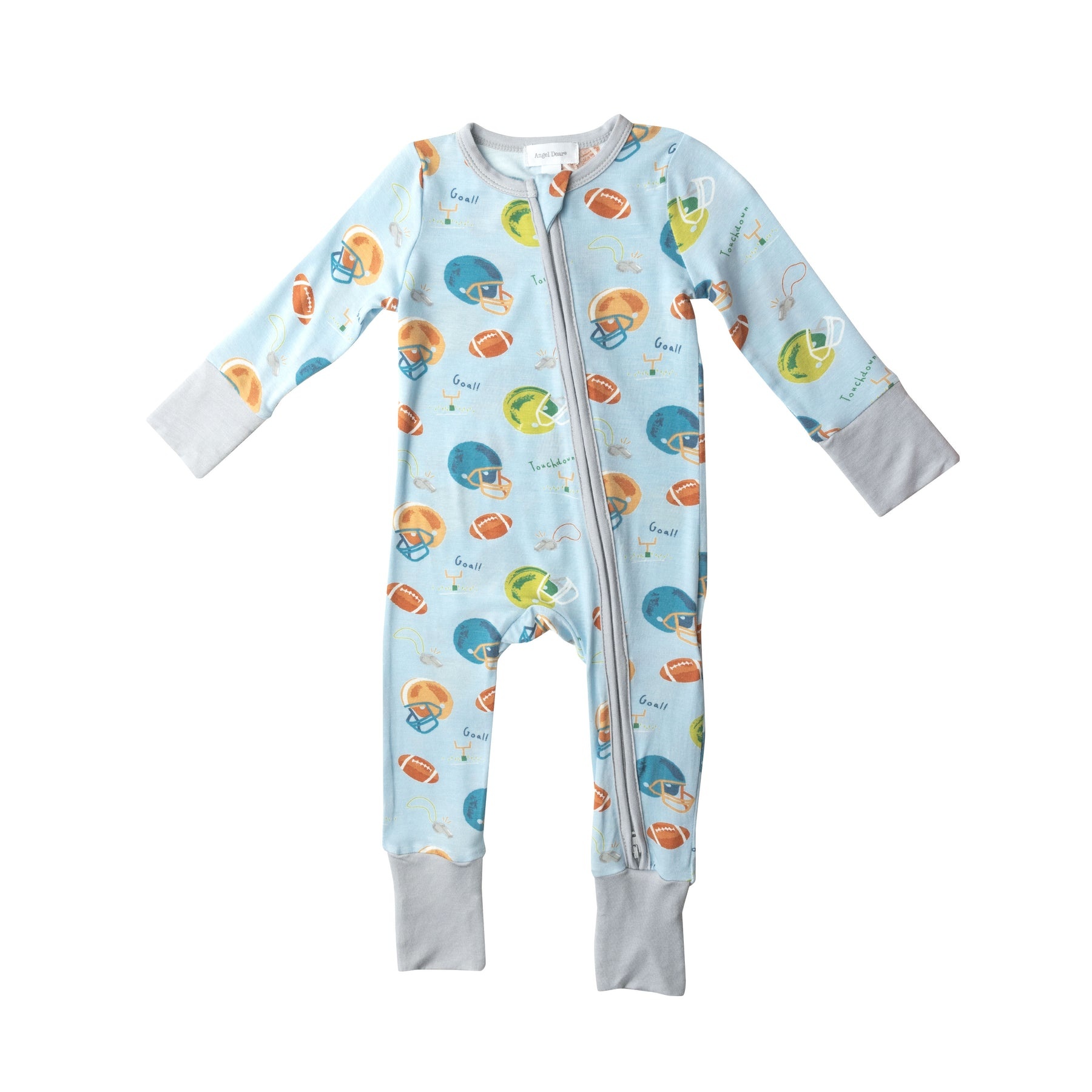 Angel Dear Football Zipper Romper