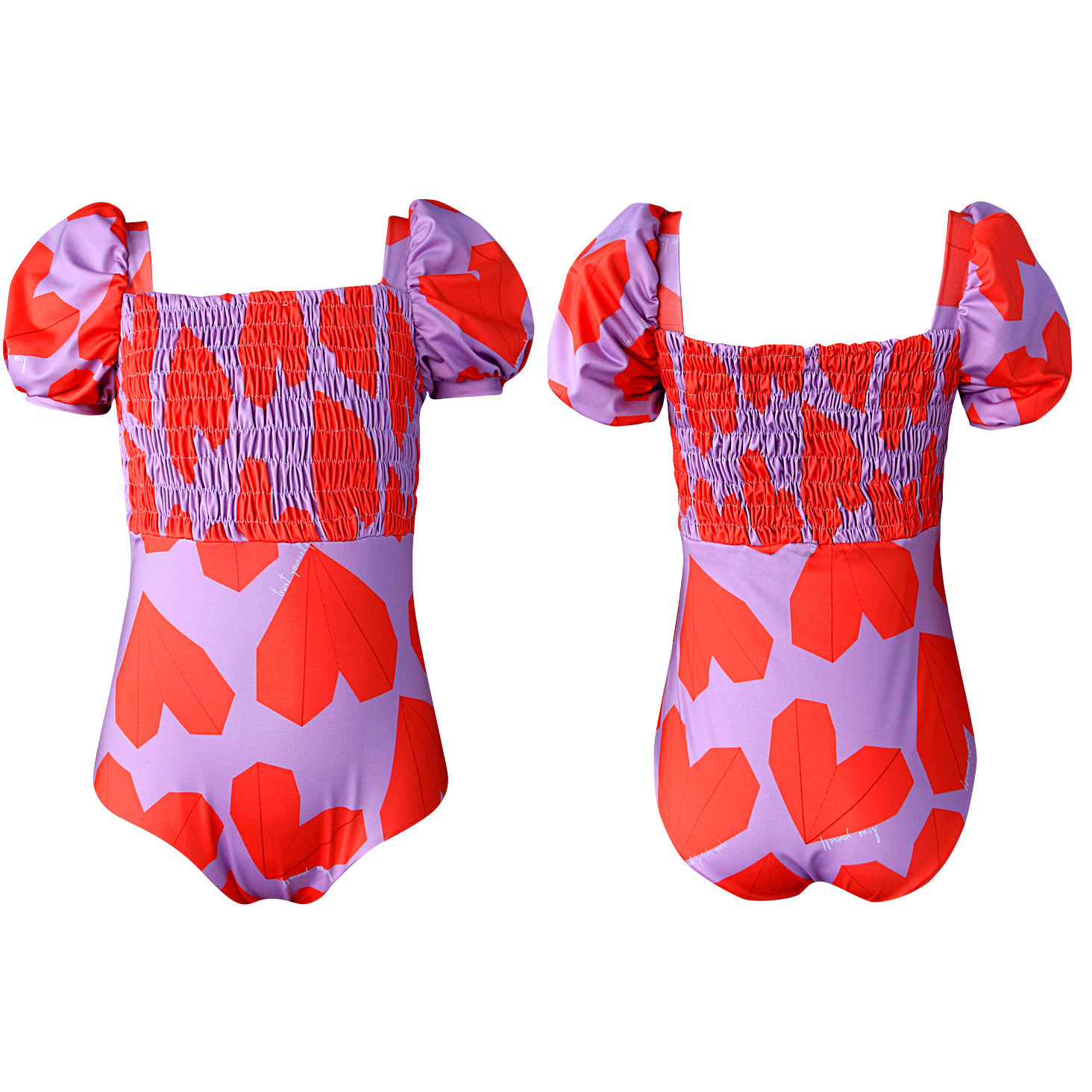 Pepita & Me Heart Smocked Swimsuit Pepita & Me Heart Smocked Swimsuit