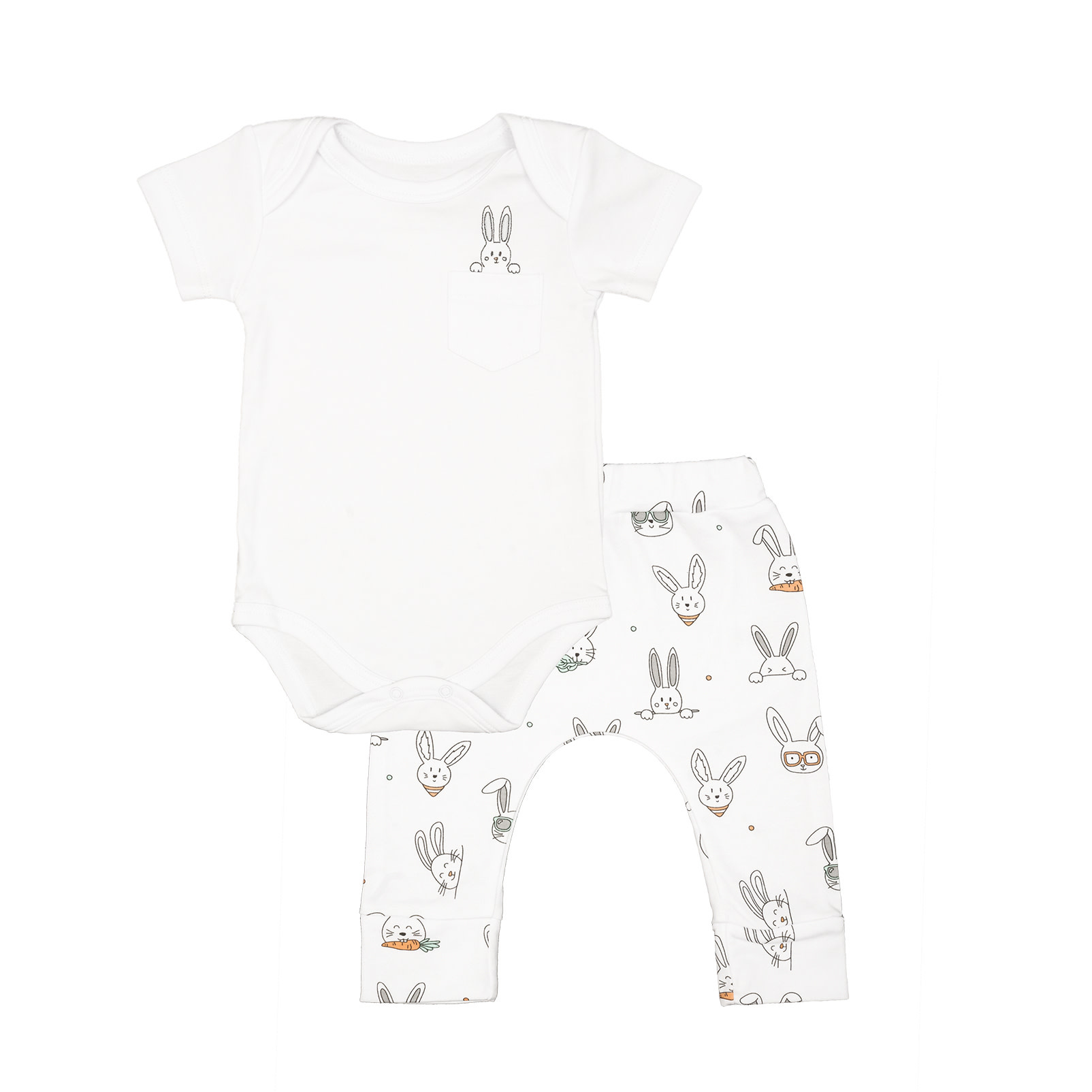 Noomie Bunnies Onesie Pant Set Noomie Bunnies Onesie Pant Set