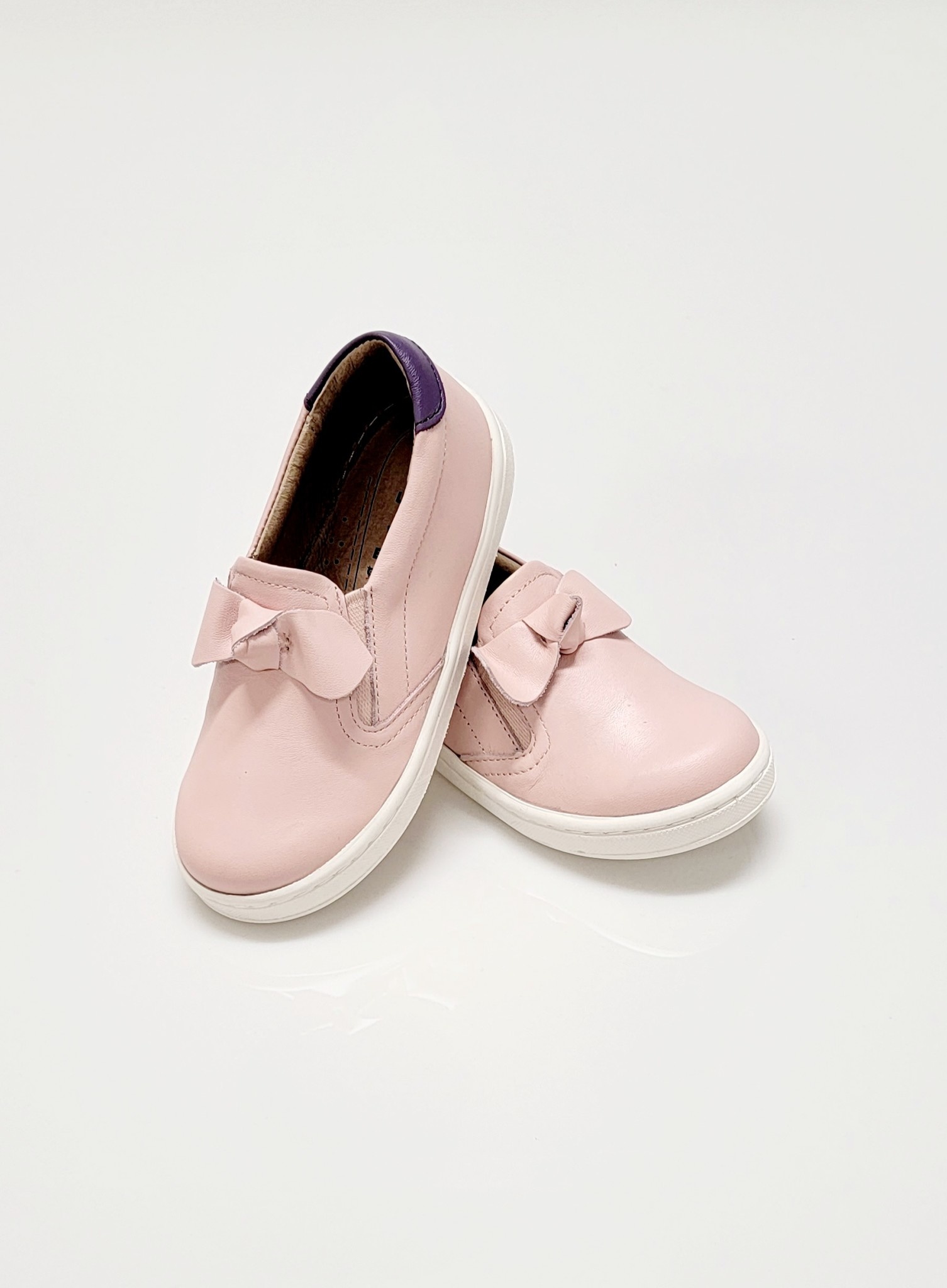 Old Soles Pink/Lavender Bow Hoff Shoe
