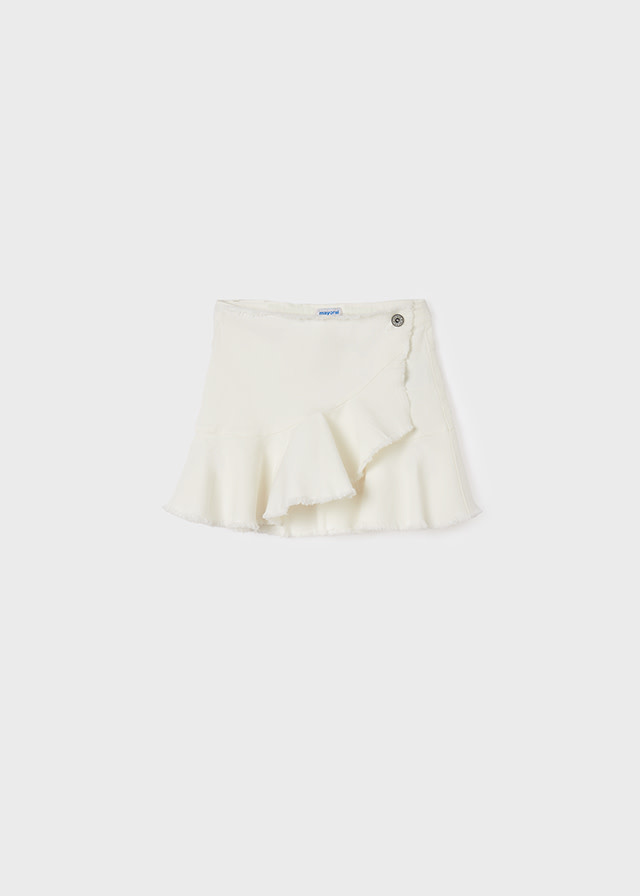 Mayoral Natural Ruffle Skirt