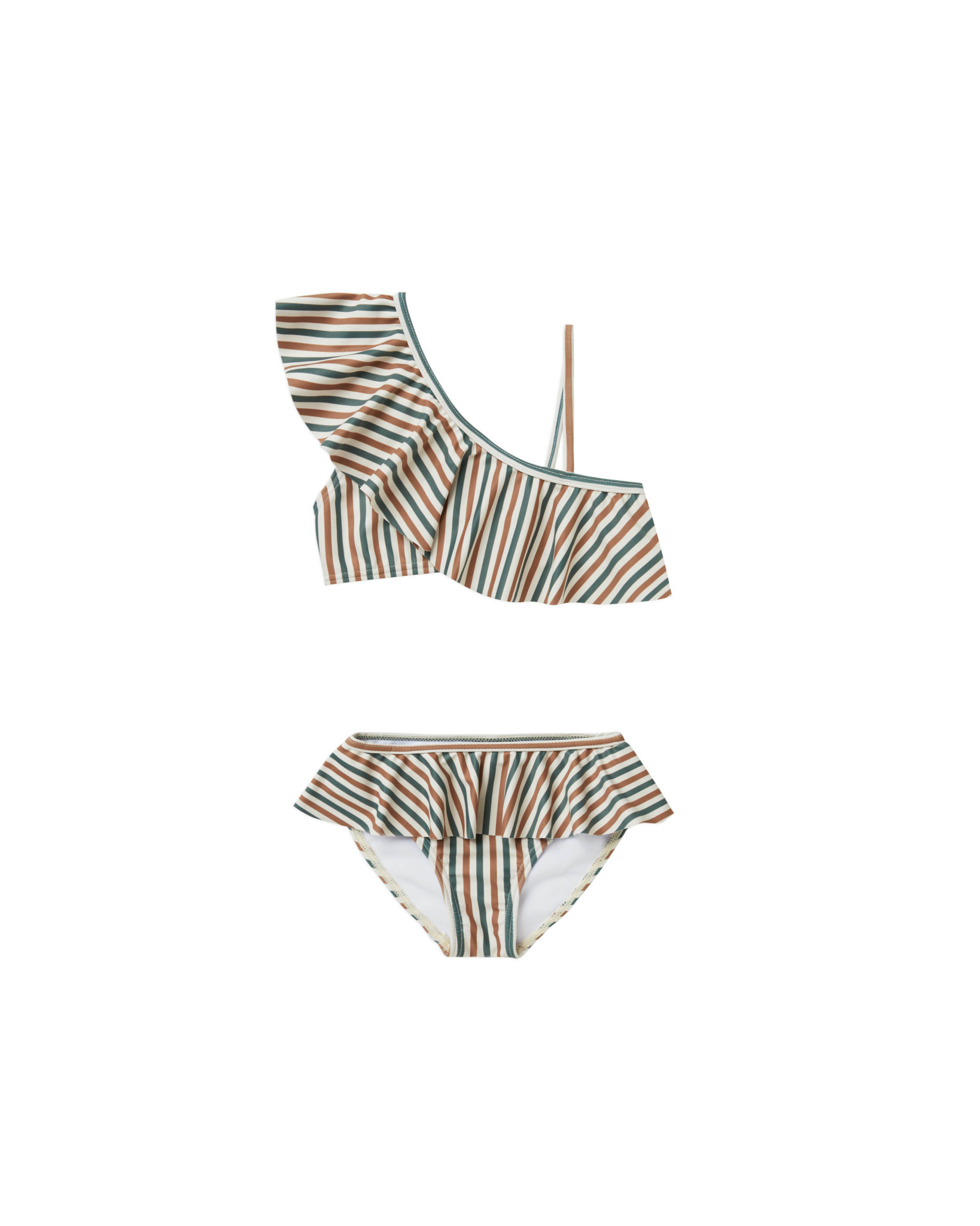 Rylee & Cru Nautical Stripe Skirted Bikini
