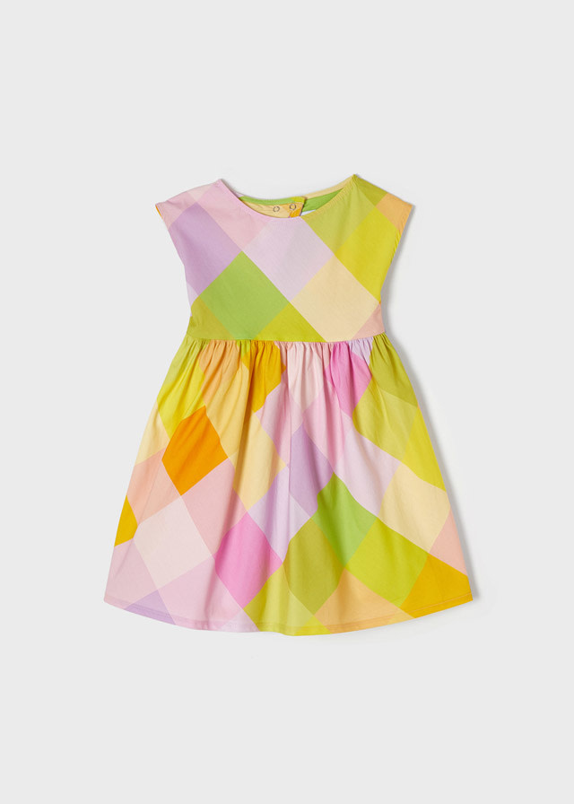 Mayoral Maxi Check Dress