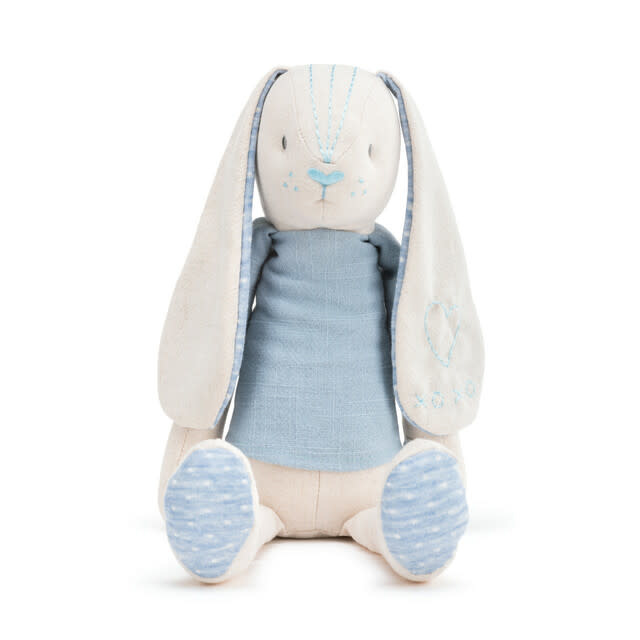 demdaco Linen Plush Bunny