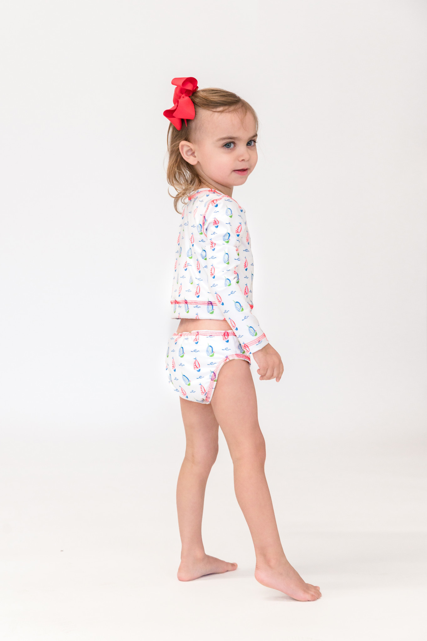 the proper peony Sailboat Rashguard Set the proper peony Sailboat Rashguard Set