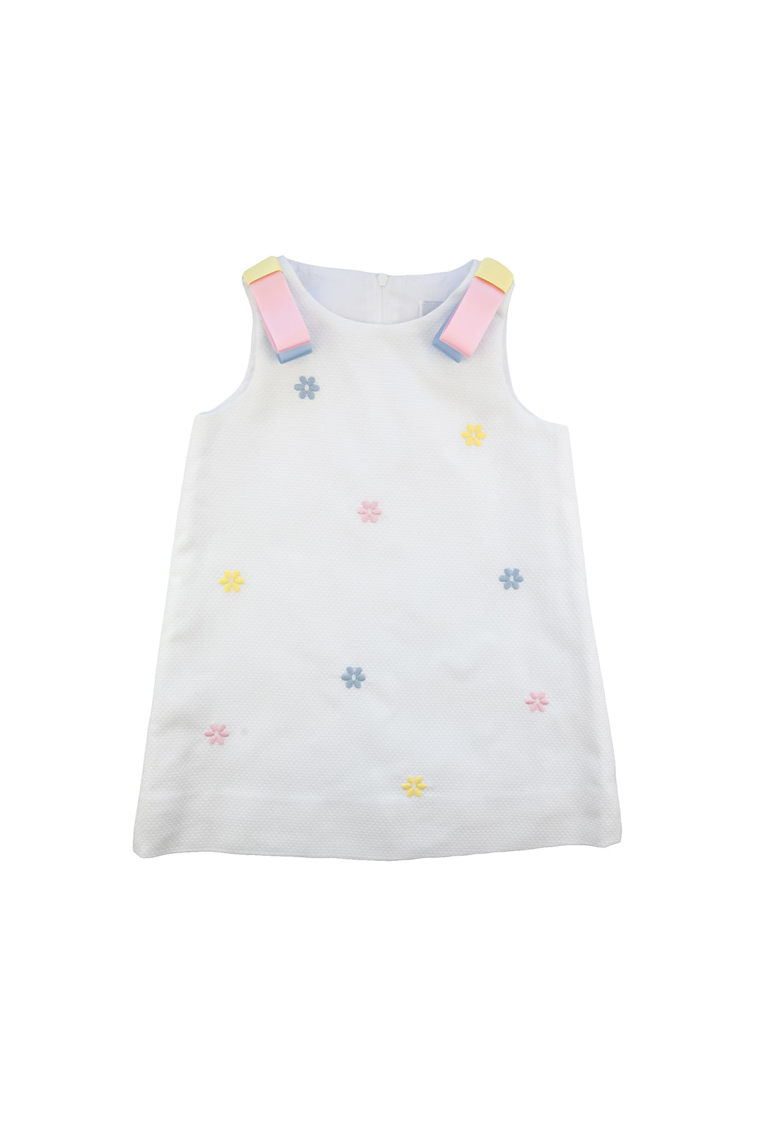 Florence Eiseman Embroidered Birdseye Pique Dress