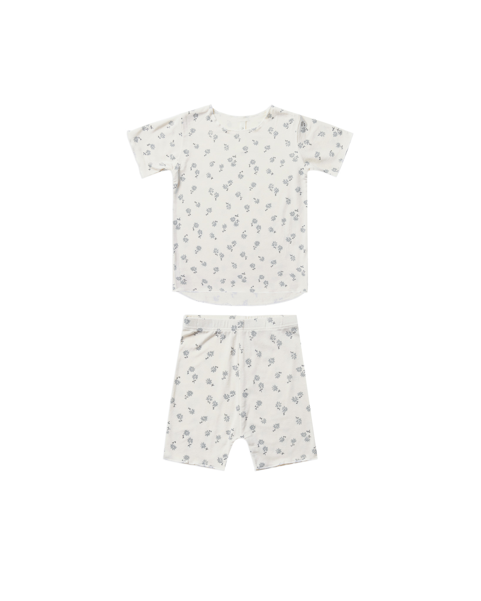 Rylee & Cru Blue Ditsy Modal Summer PJ Set Rylee & Cru Blue Ditsy Modal Summer PJ Set