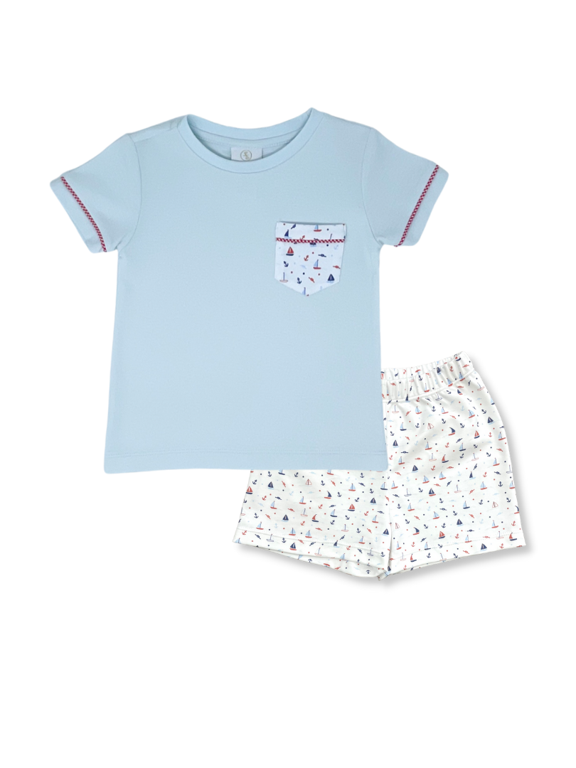 Lullaby Set Nautical Charlie Short Set Lullaby Set Nautical Charlie Short Set