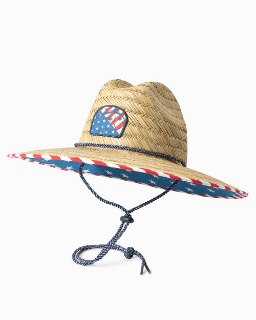 Southern Tide Skipjack Flag Straw Hat