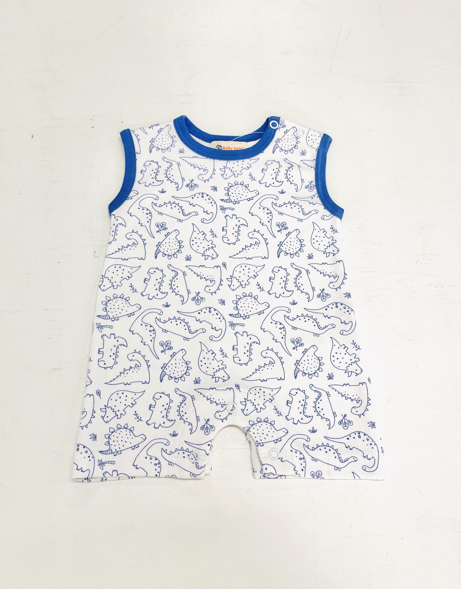 Luigi Dino Sleeveless Romper Luigi Dino Sleeveless Romper