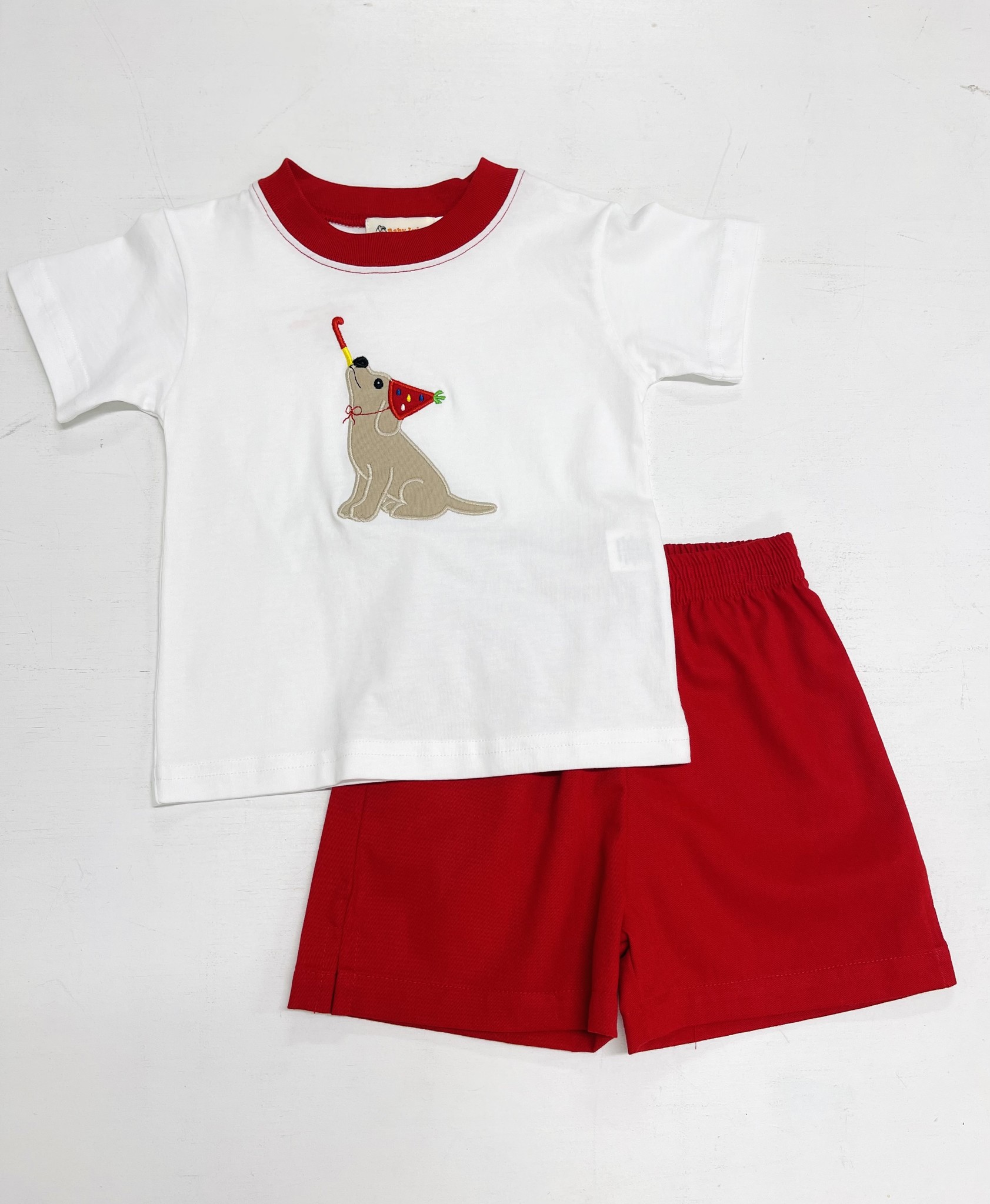 Luigi Party Dog Short Set