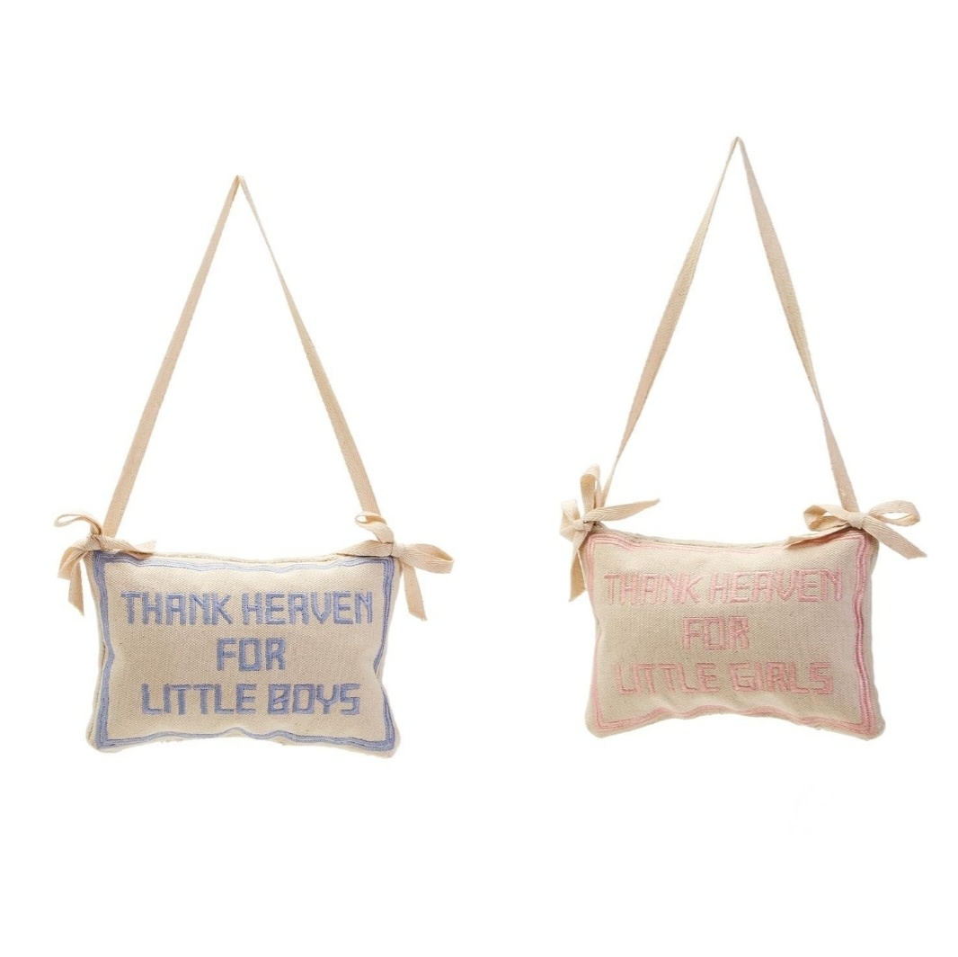 cupcakes & cartwheels Thank Heaven Pillow cupcakes & cartwheels Thank Heaven Pillow