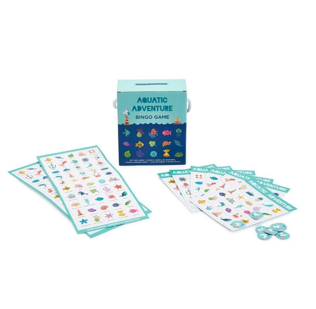 cupcakes & cartwheels Aquatic Adventure Bingo