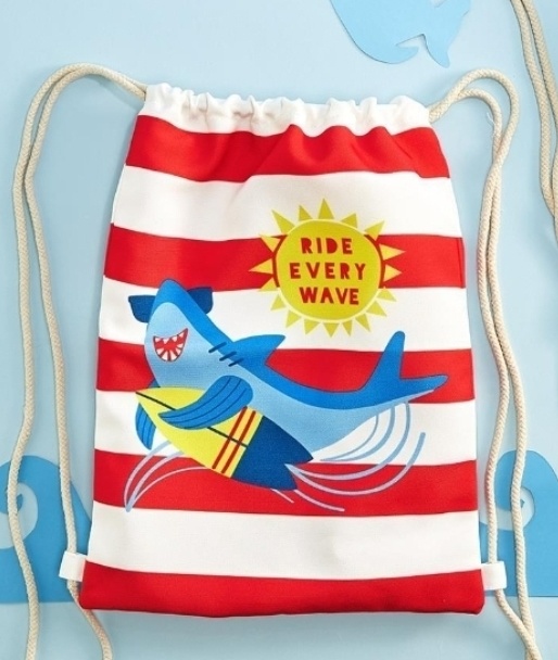 cupcakes & cartwheels Shark Beach Buddies Backpack cupcakes & cartwheels Shark Beach Buddies Backpack