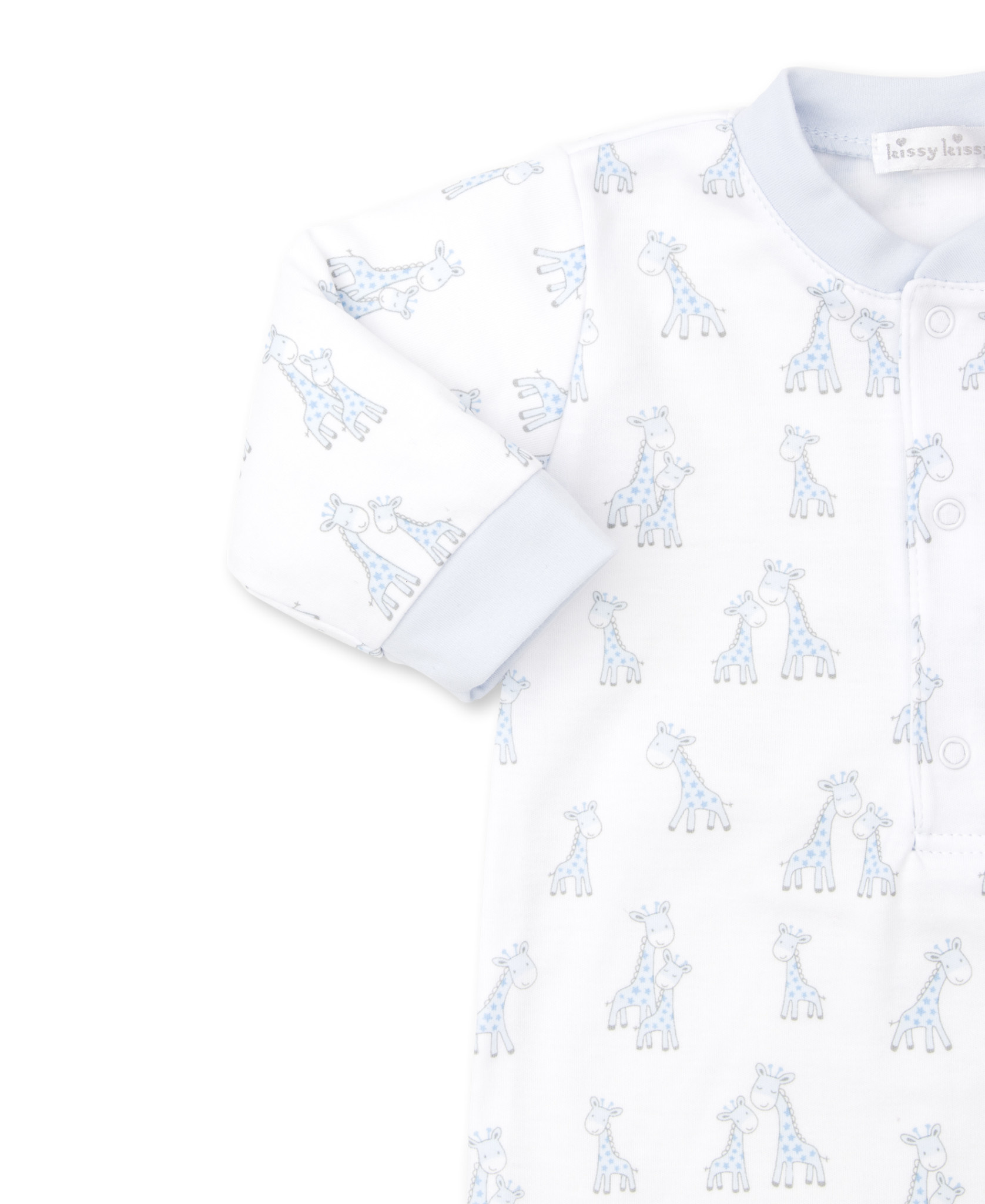 Kissy Kissy Blue Giraffe Grins Playsuit