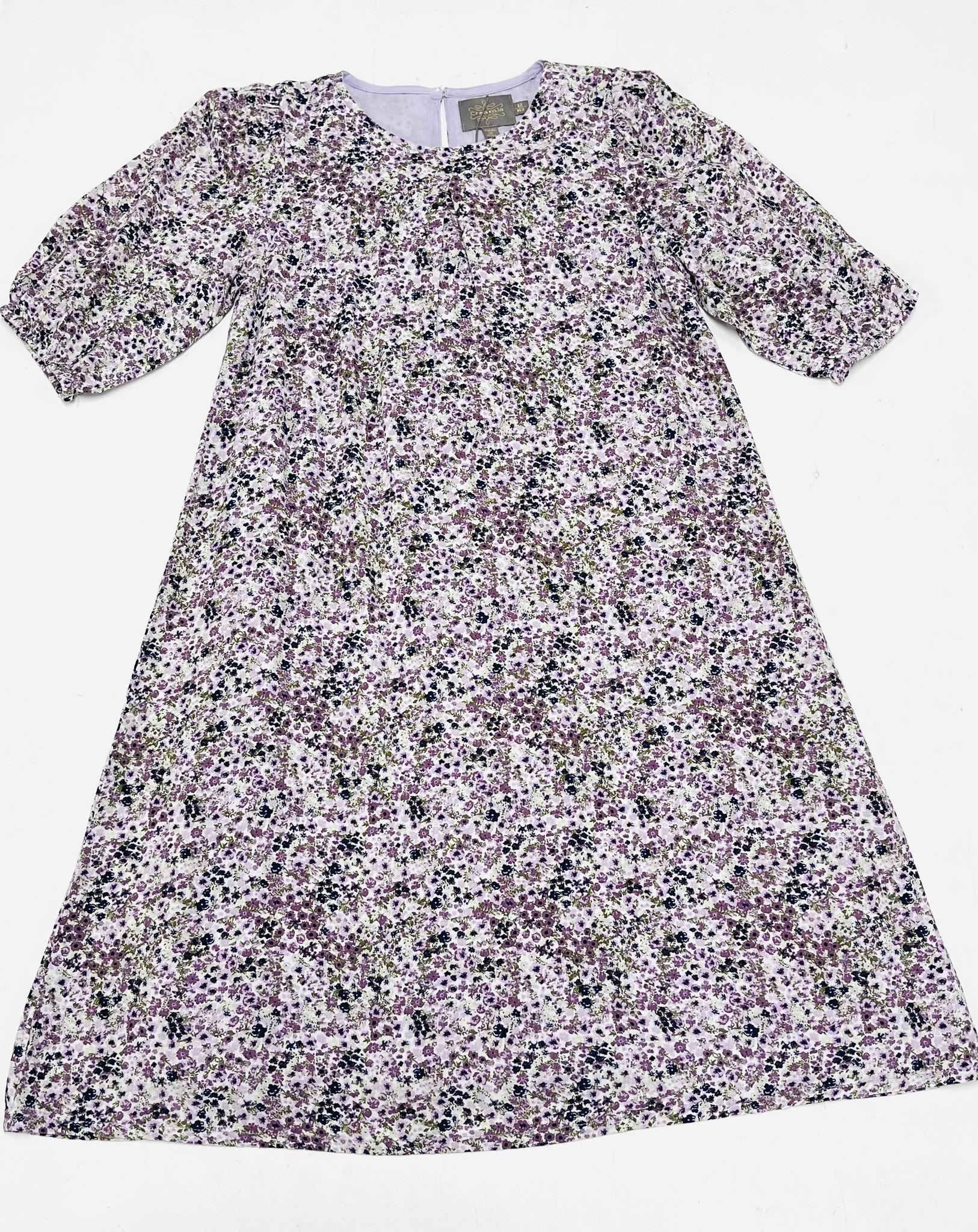 Creamie Lilac Floral Dress