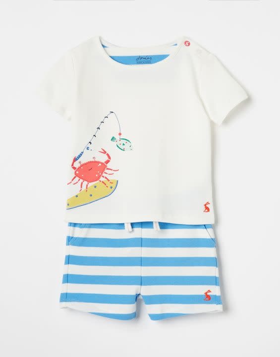 Joules Crab Barnacle Short Set Joules Crab Barnacle Short Set