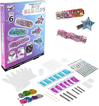 Fashion Angels Resin Hair Clips Design Set