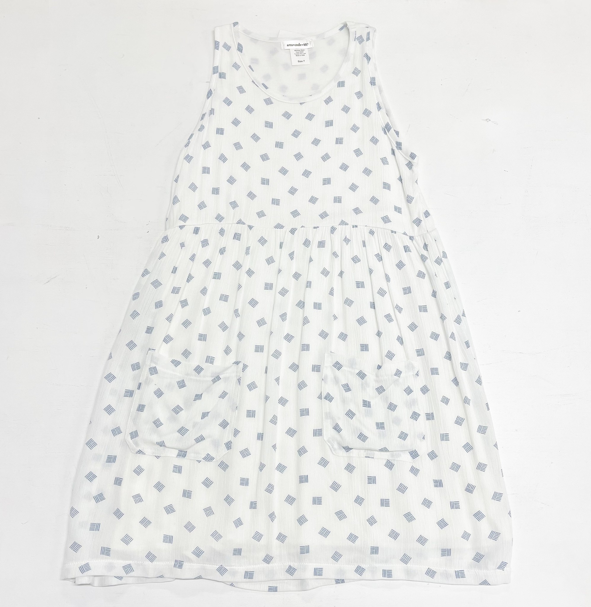 Area Code 407 Squiggles Pocket Dress