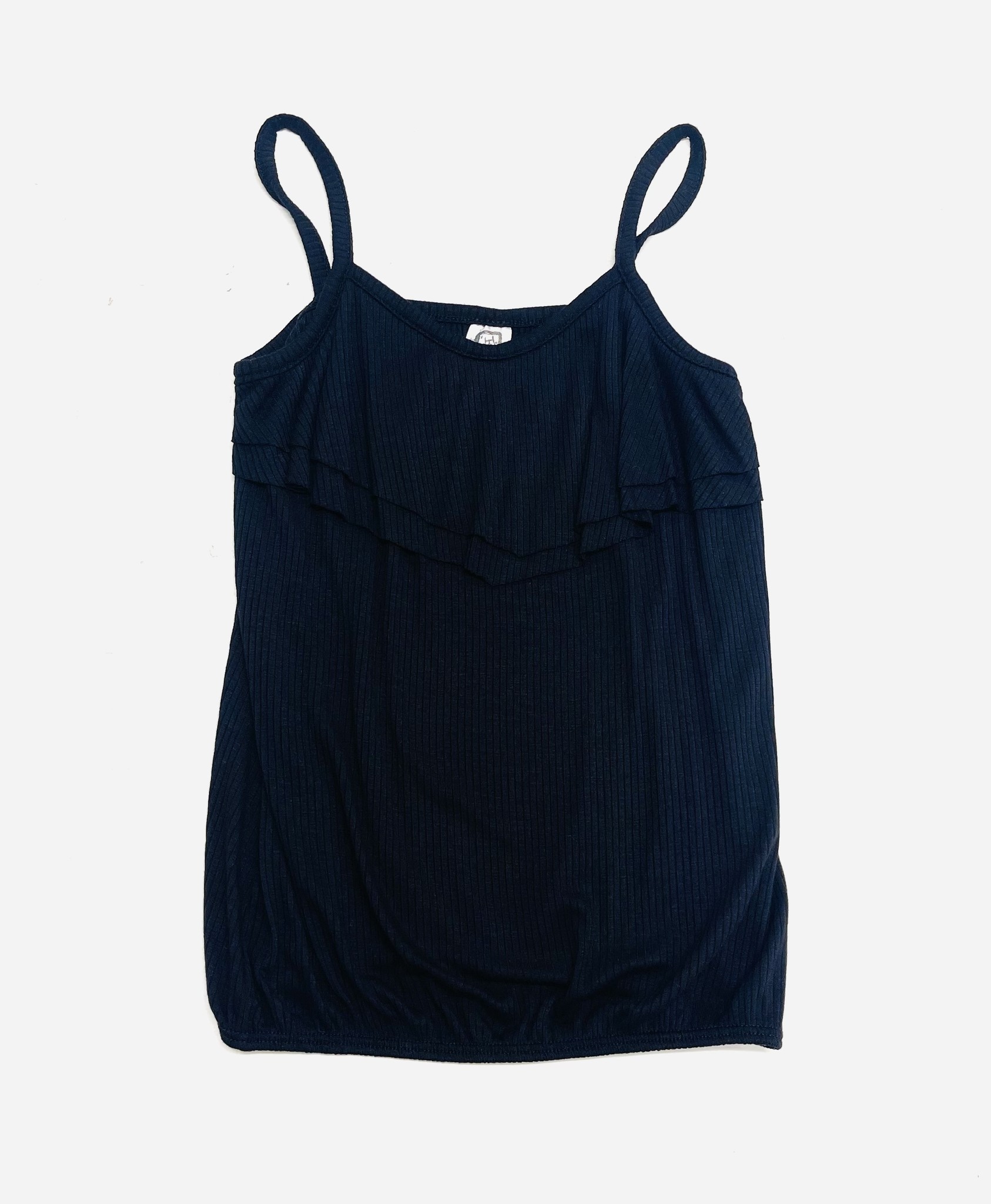 Erge Designs Black Ribbed Cami