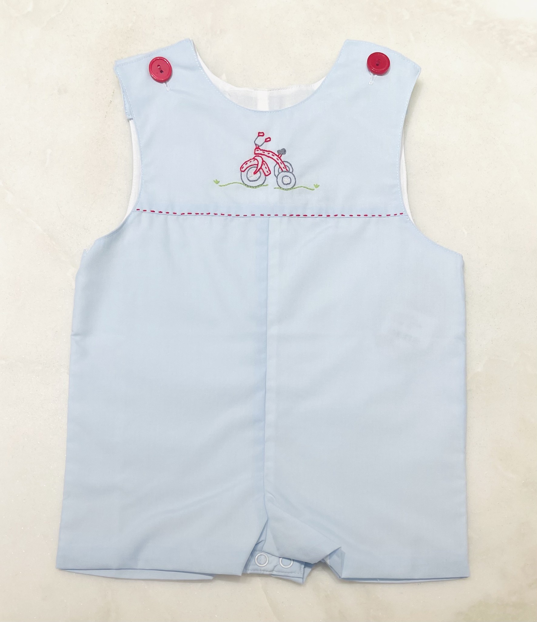 Baby Sen Blue Tricycle Shortall