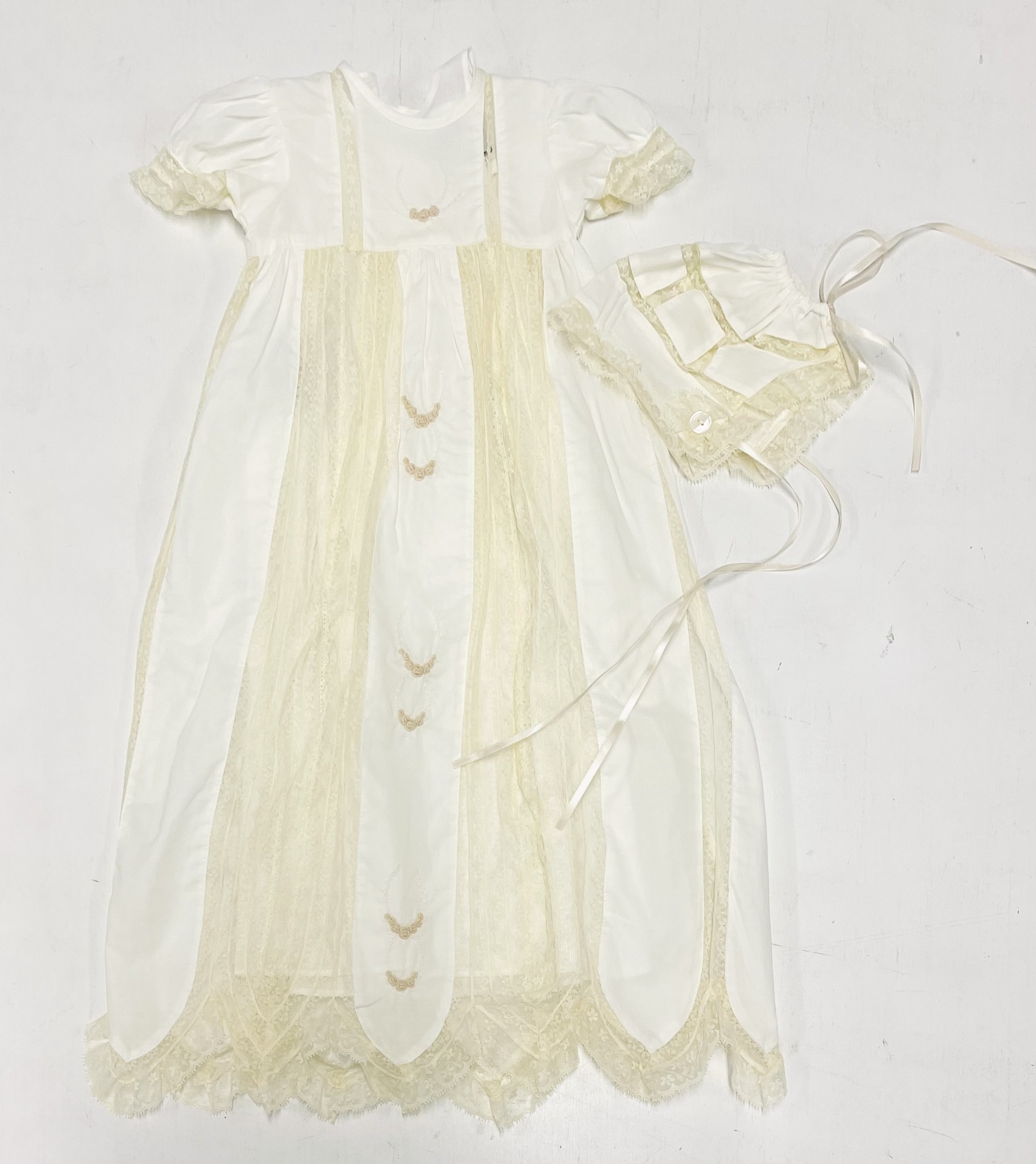 Baby Sen White Marley Christening Gown