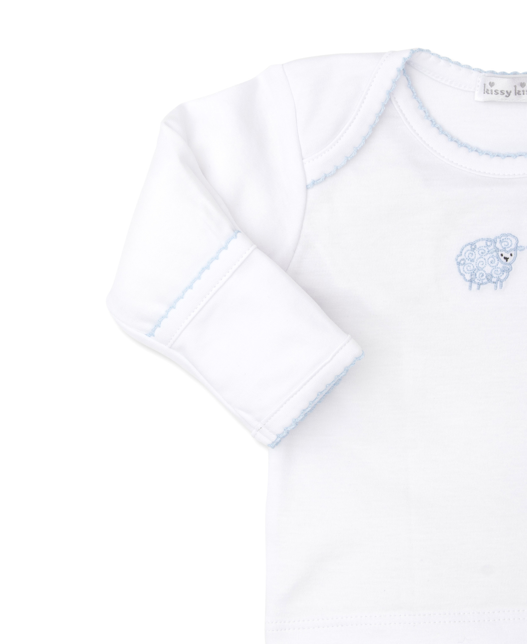Kissy Kissy Blue Lovey Lambs Pant Set