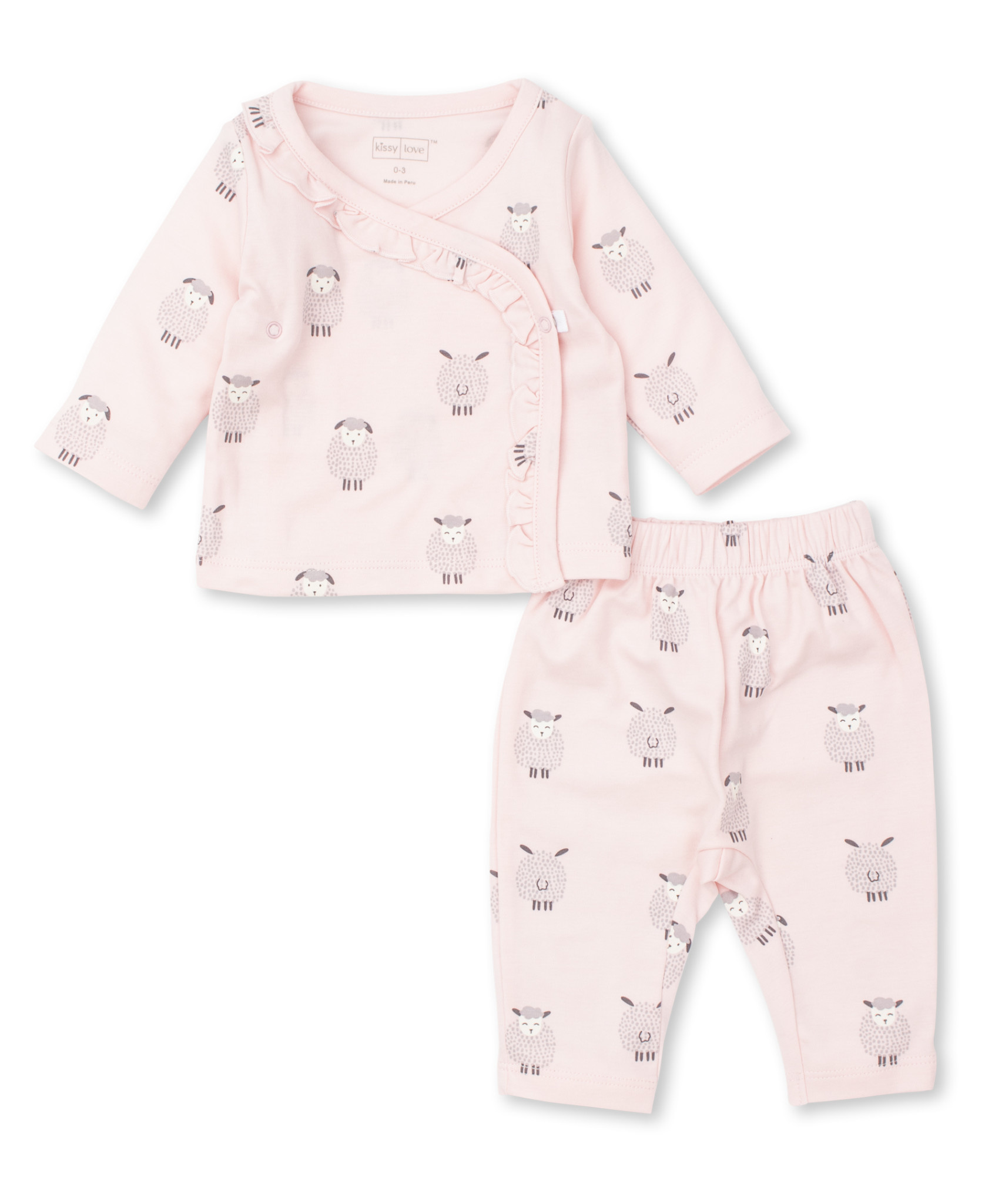 Kissy Kissy Pink Baa Baa Lambs