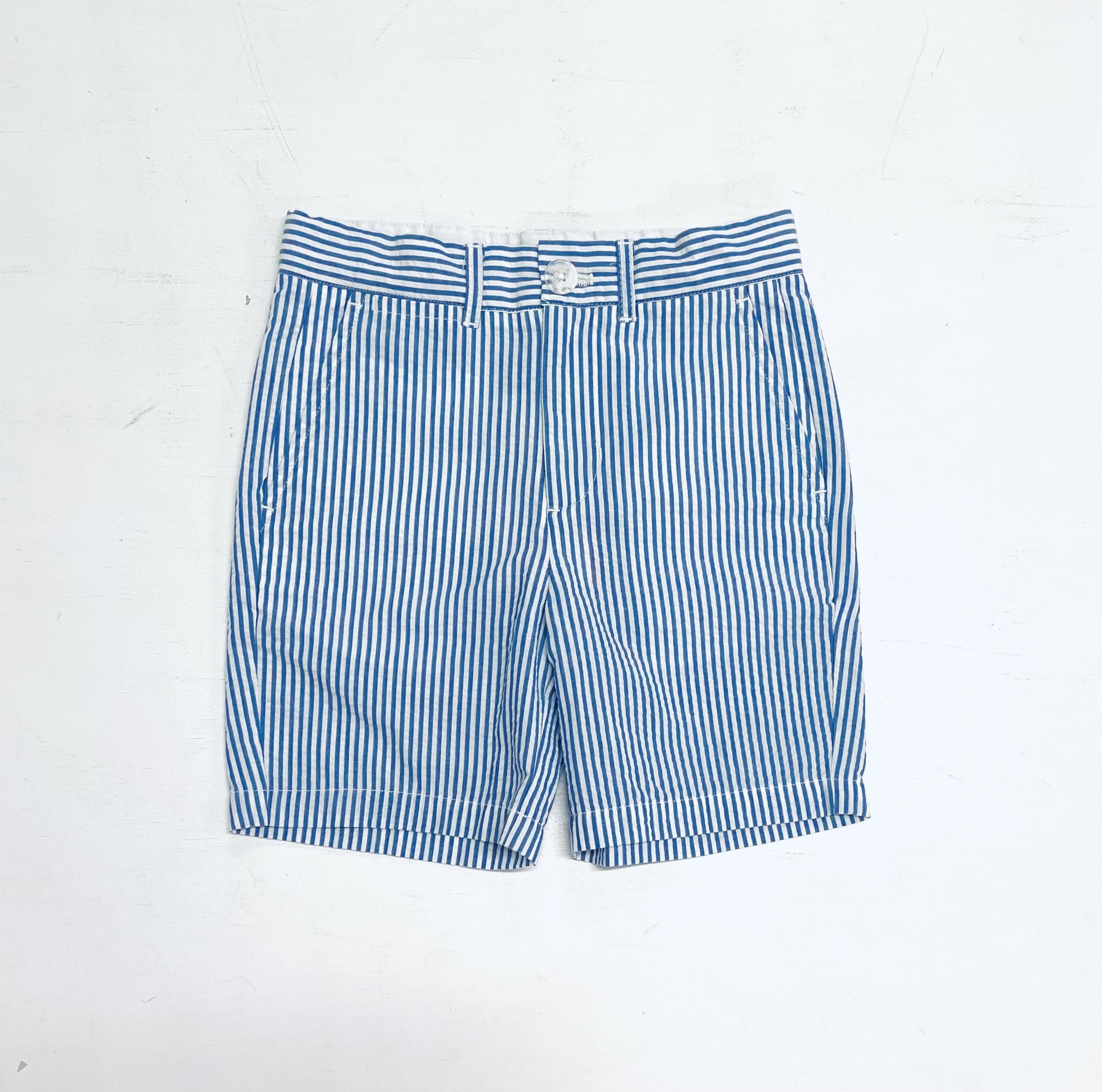 Pedal Blue Seersucker Short