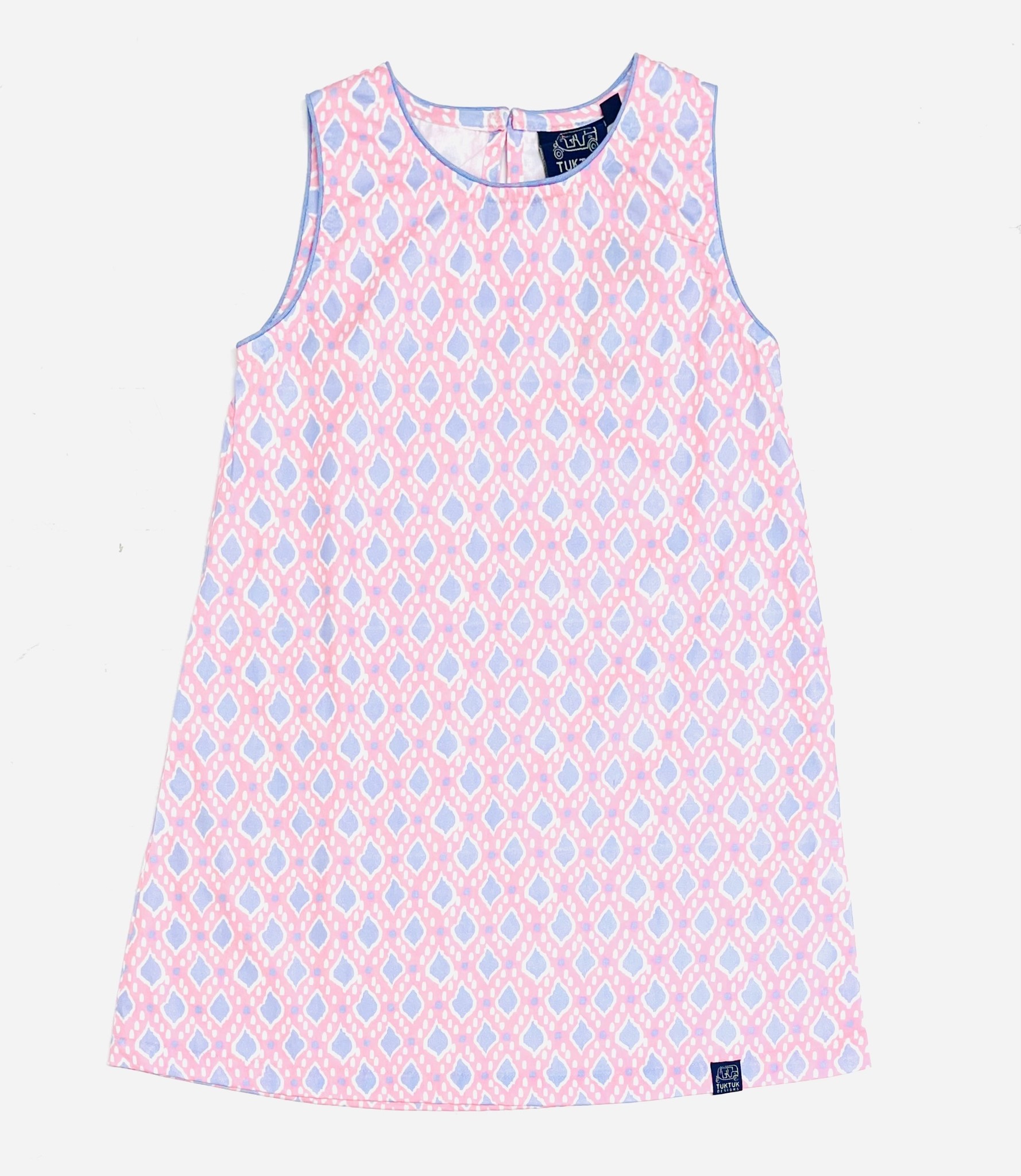 TukTuk Designs Pink Ikat Shift Dress