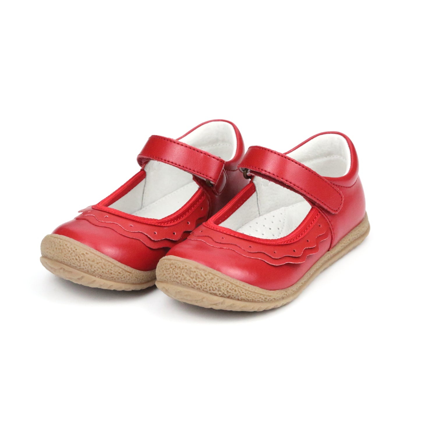 L'amour Shoes Paige Ruffle Mary Jane