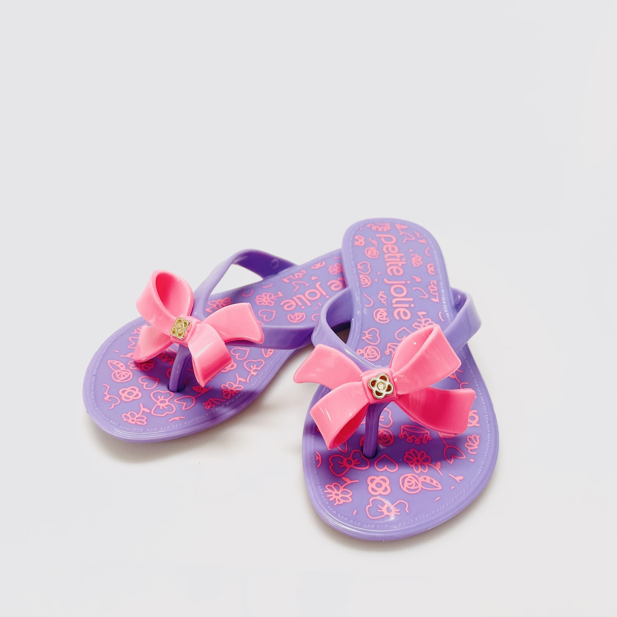 Petite Jolie Lilac/Pink Bow Sandal