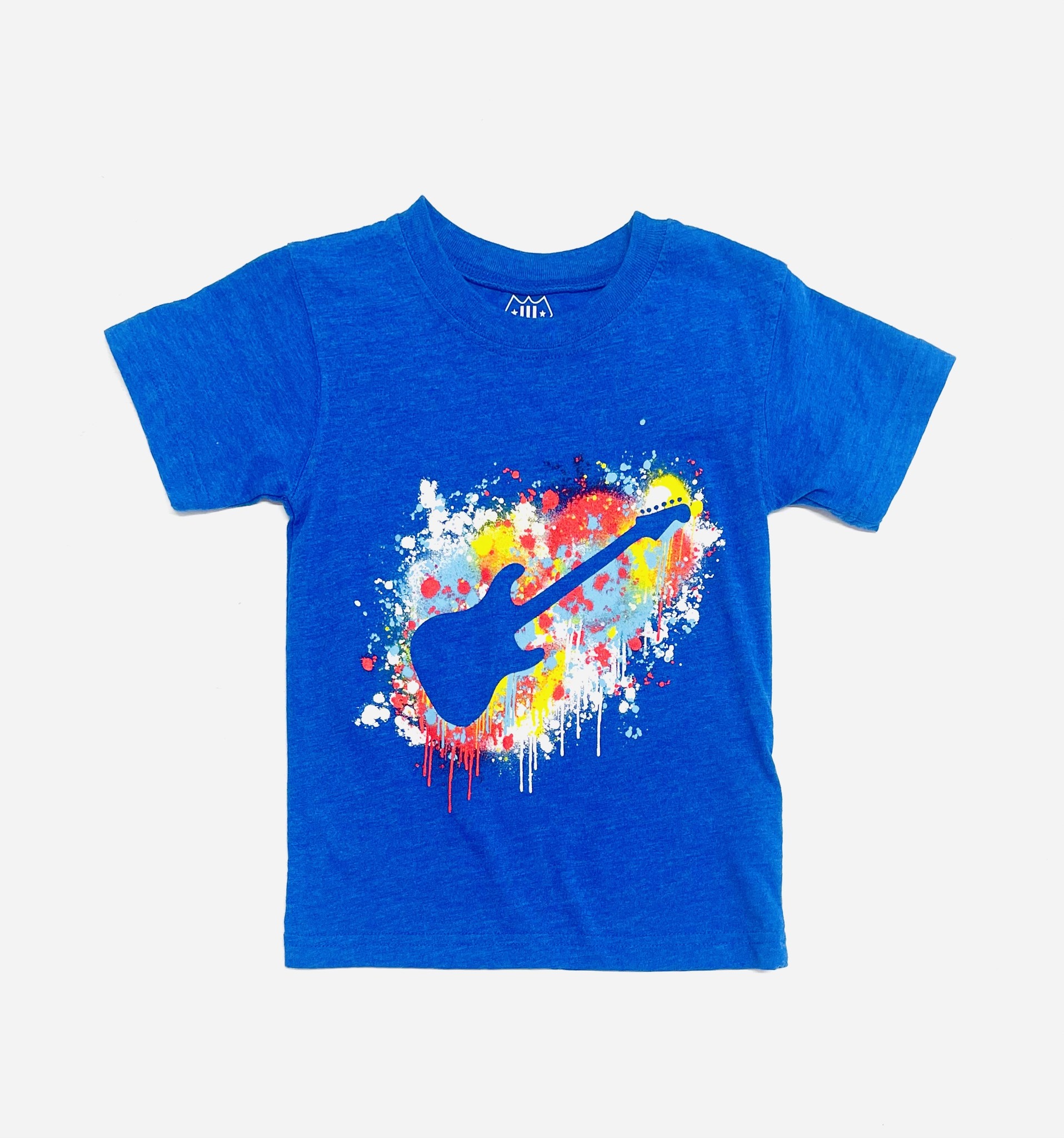Wes and Willy Guitar Splatter Graphic Tee Wes and Willy Guitar Splatter Graphic Tee