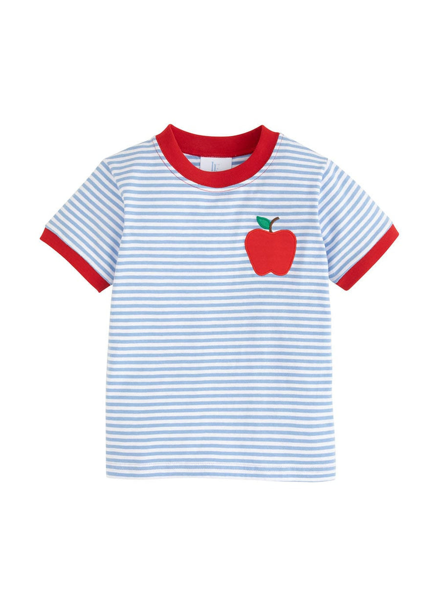 Little English Apple Applique T-Shirt Little English Apple Applique T-Shirt