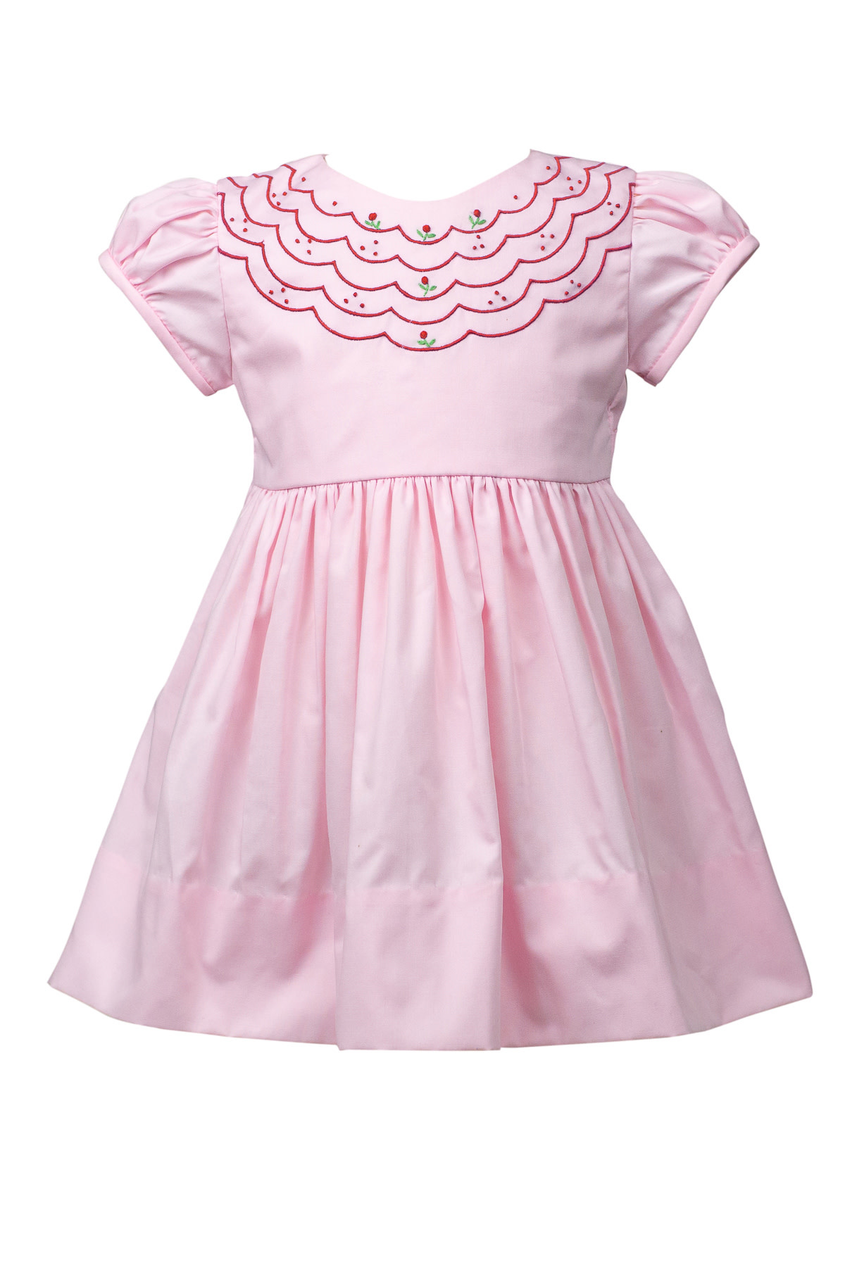 the proper peony Pink London Scallop Dress