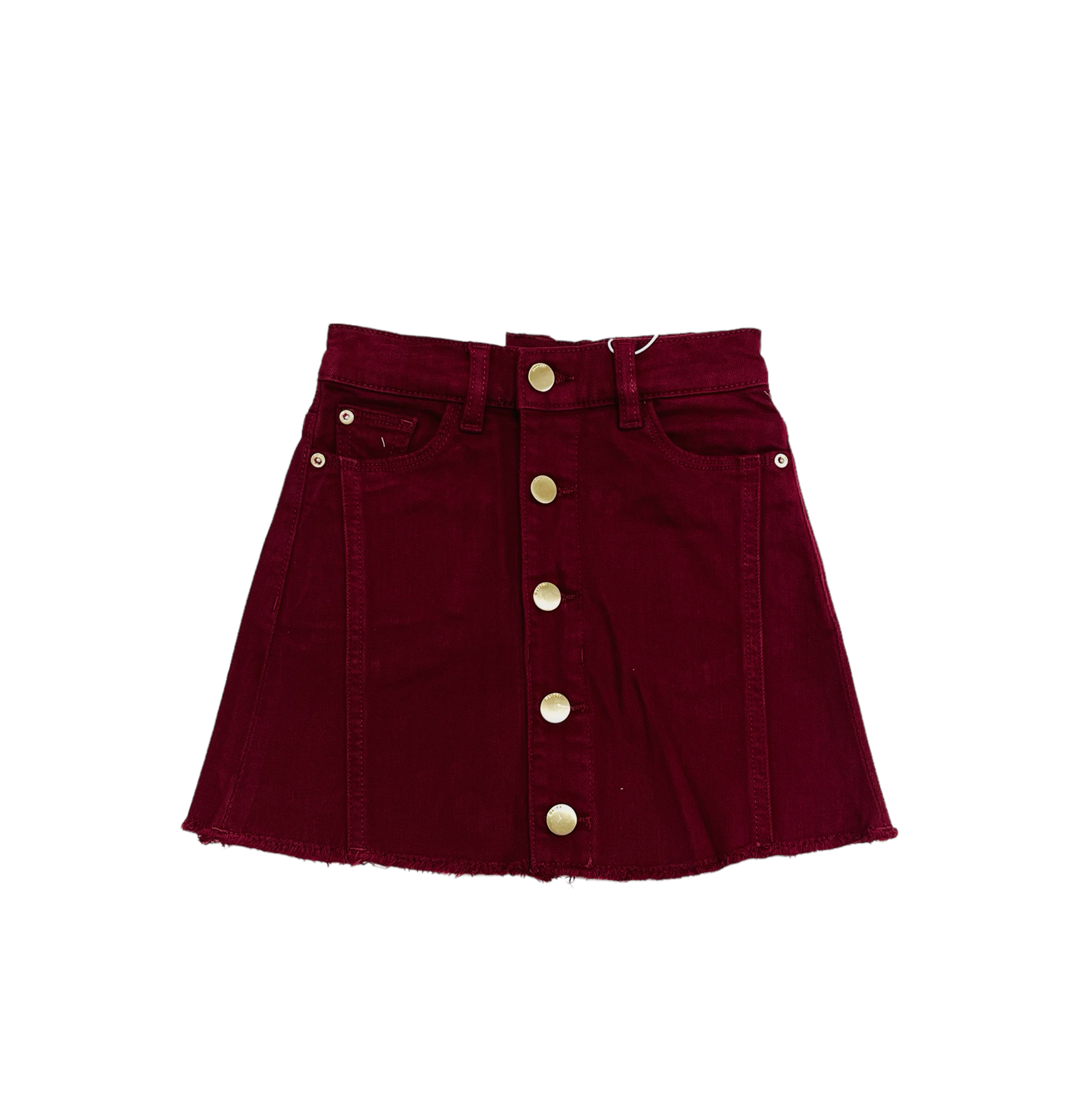 DL1961 Cherry Dip Jenny Mini Skirt