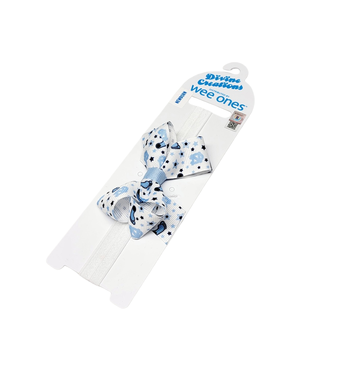 Wee Ones UNC Star Mini Bow Headband