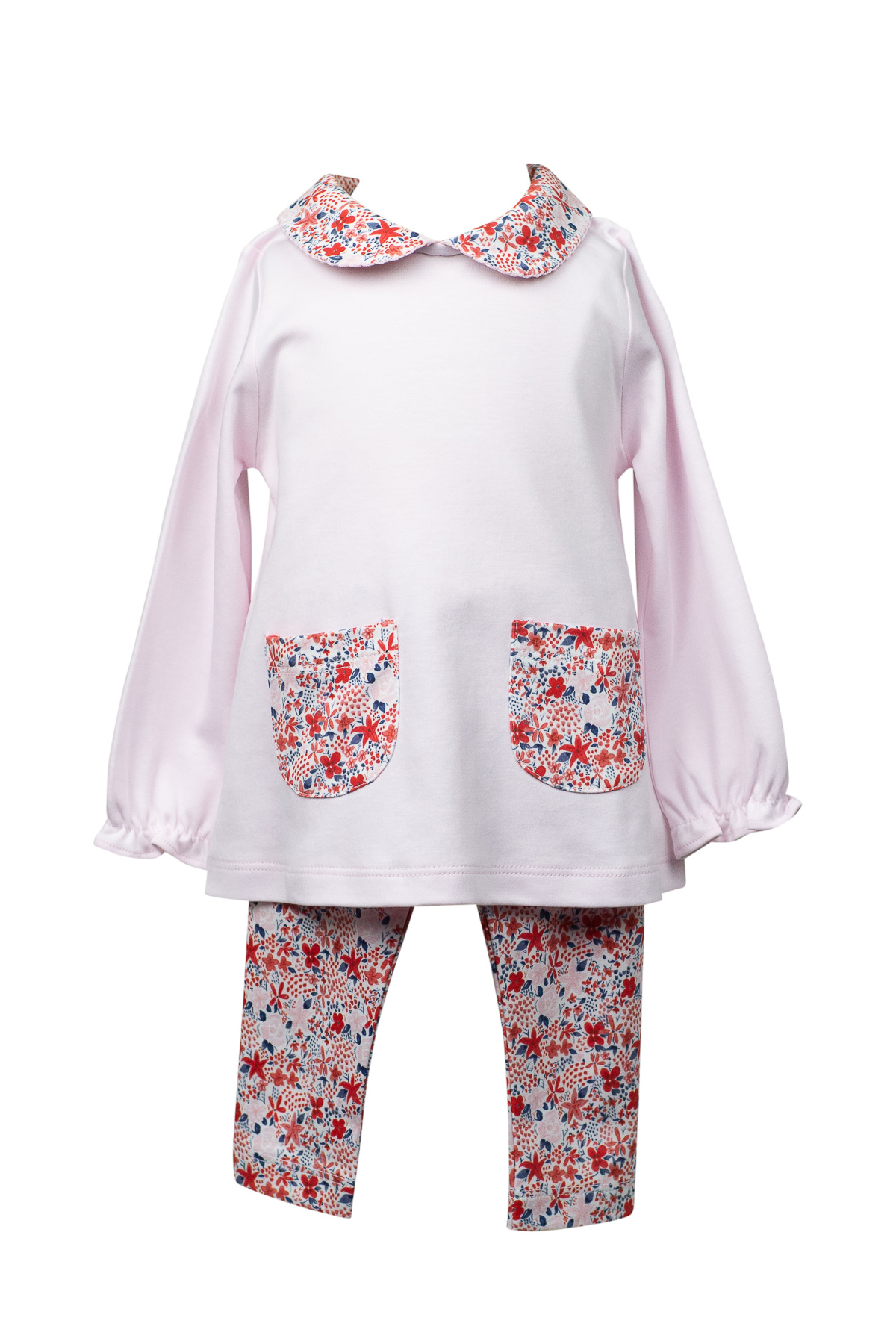 the proper peony Bramble Floral Pink Tunic Top the proper peony Bramble Floral Pink Tunic Top