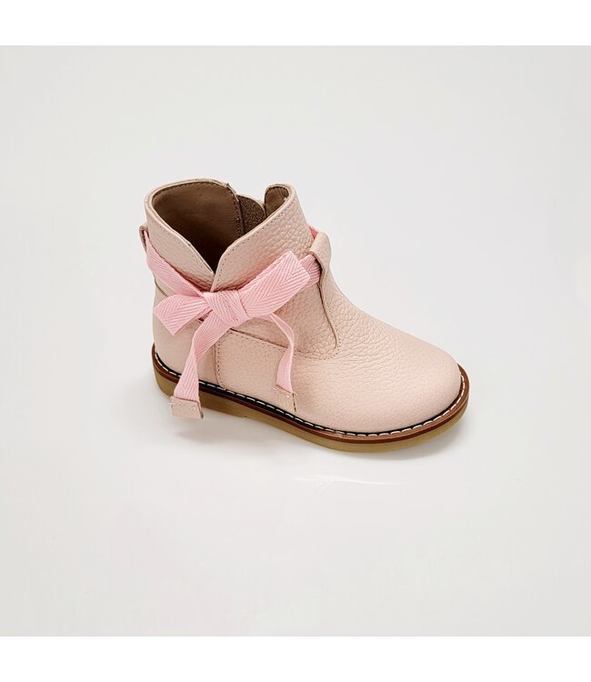 Elephantito Pink Sunny Bootie w Bow