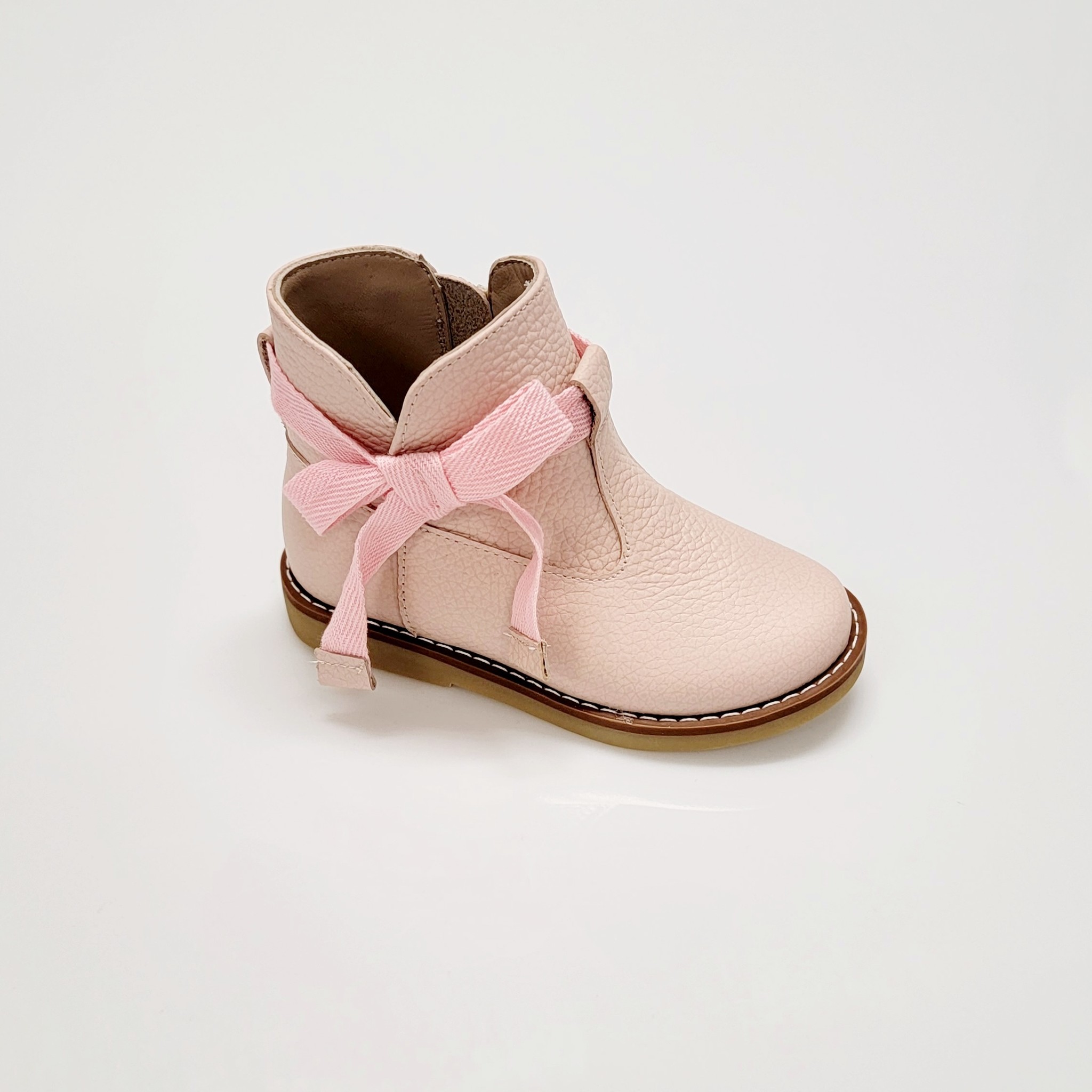Elephantito Pink Sunny Bootie w Bow